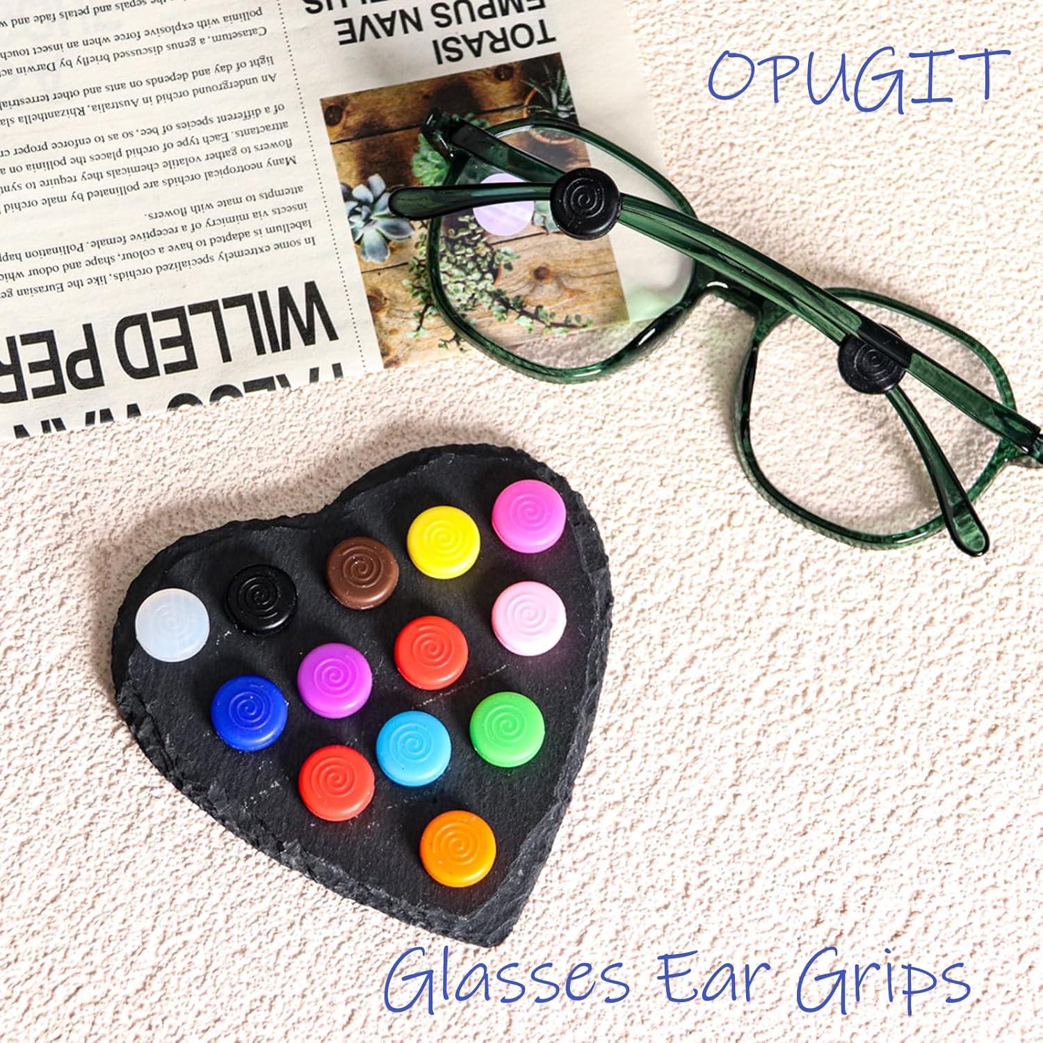 Ganchos para Orejas de Gafas OPUGIT - 10 Pares Silicona Antideslizante
