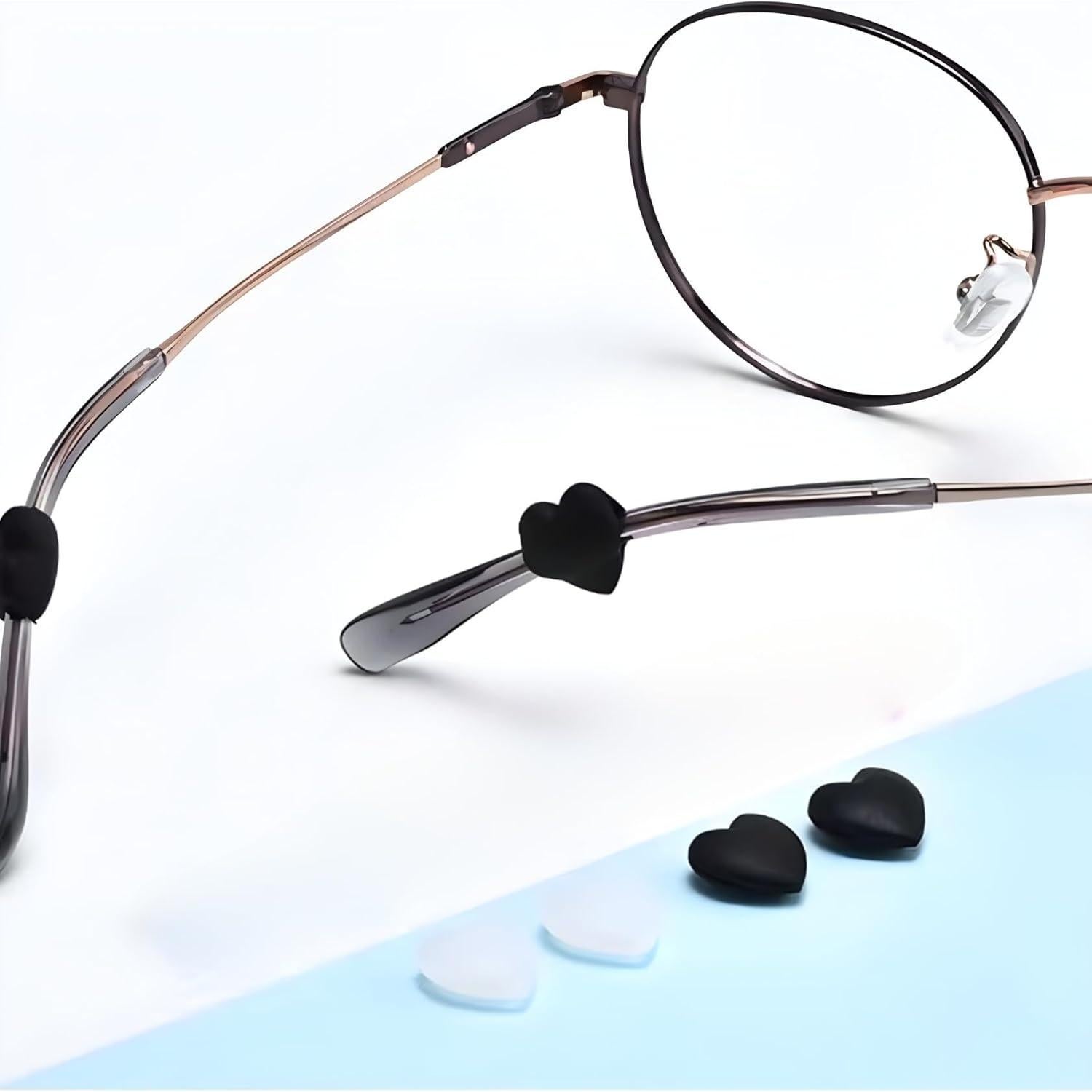 Grapas Antideslizantes para Gafas de Silicona - 6 Pares