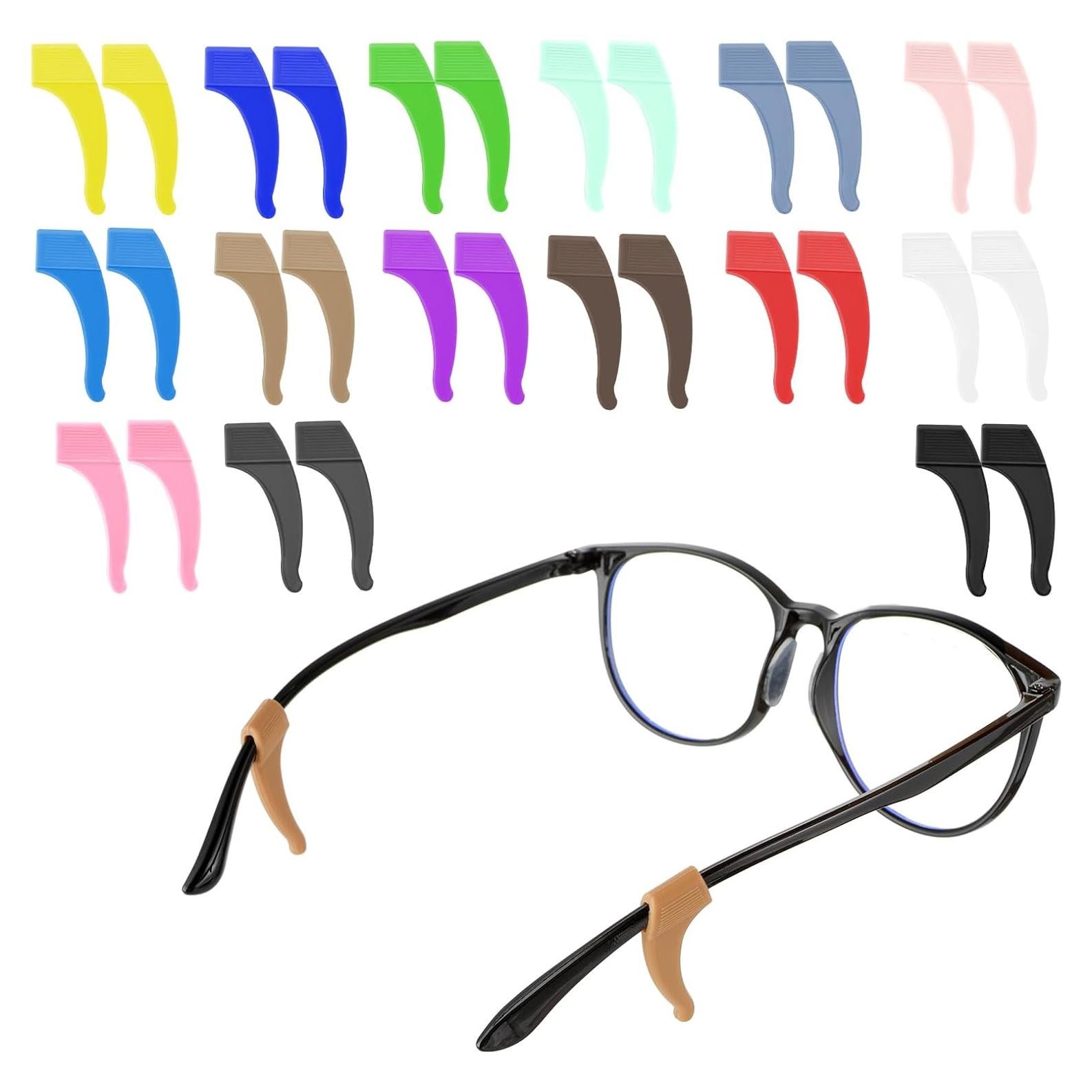 15 Pares de Sujetadores Antideslizantes para Gafas Silicona