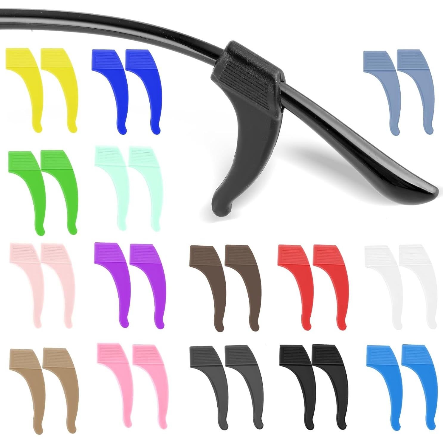 15 Pares de Sujetadores Antideslizantes para Gafas Silicona