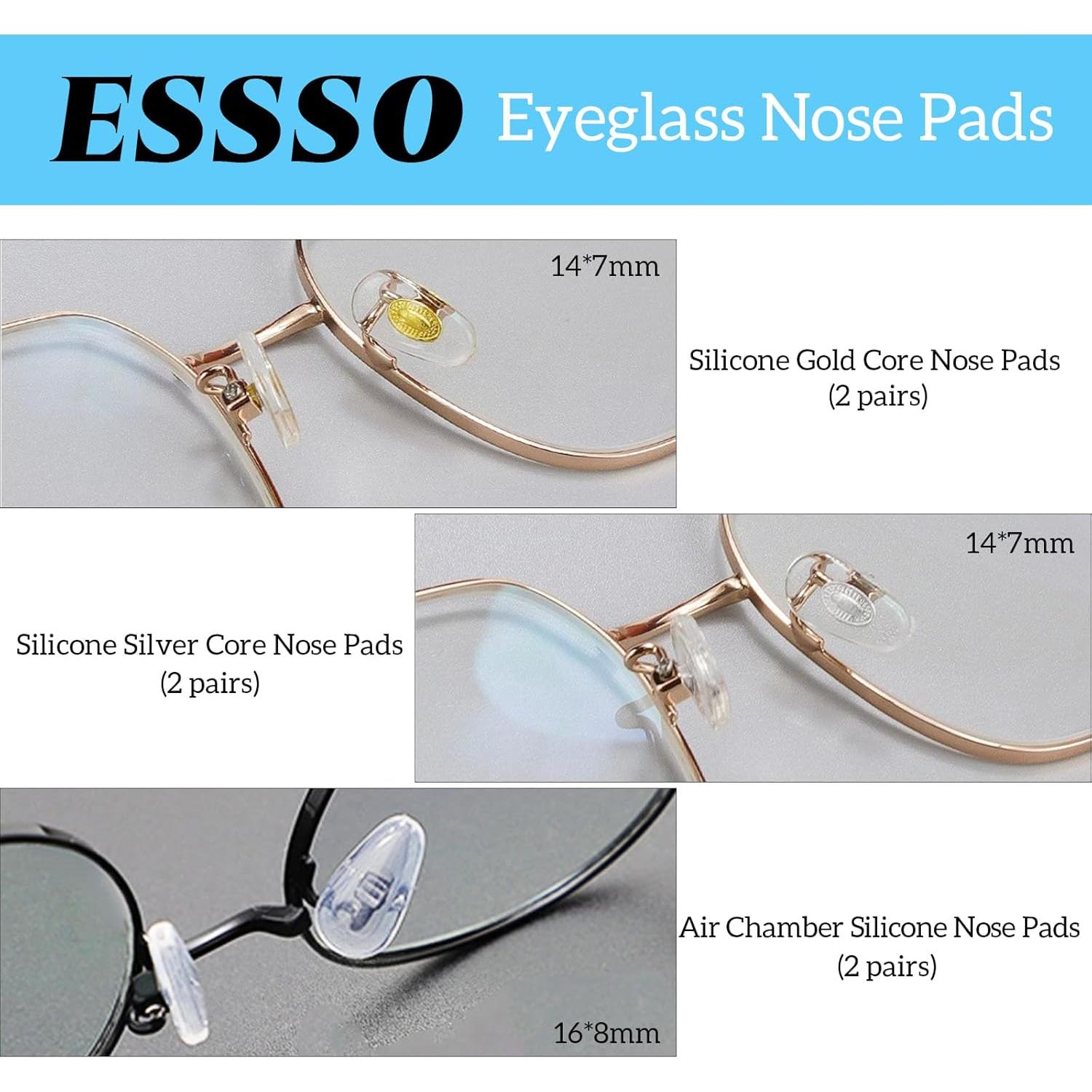 Kit de Reparación de Gafas ESSSO con Tornillos y Destornillador 5-en-1