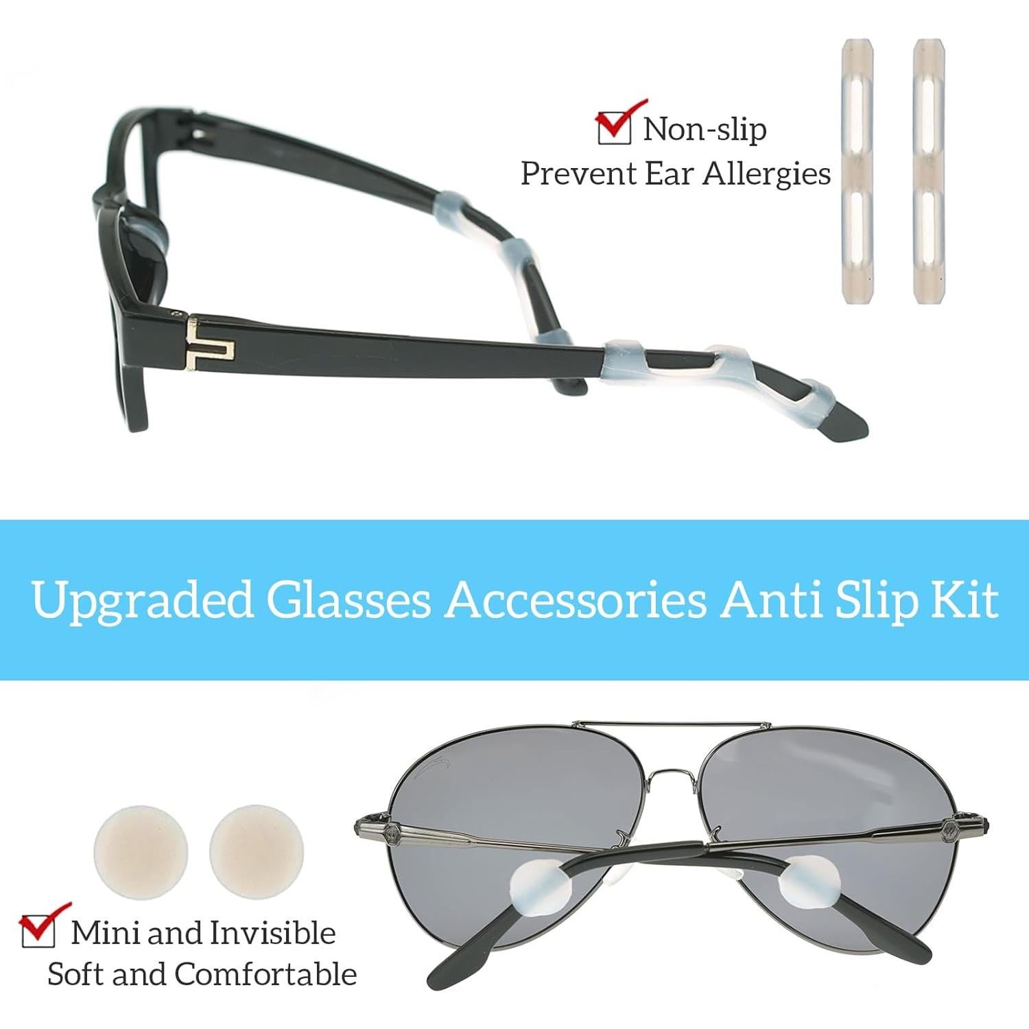 Kit de Reparación de Gafas ESSSO con Tornillos y Destornillador 5-en-1