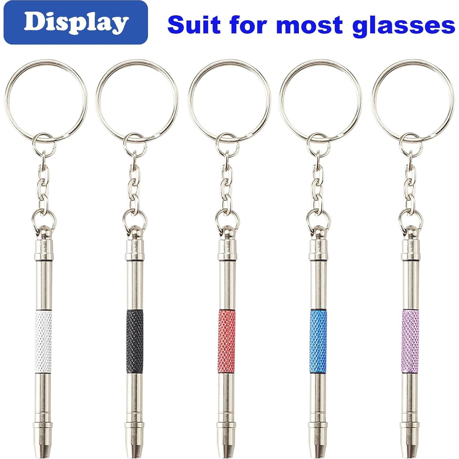 Kit de Reparación de Gafas Omnful 5 en 1 con Destornilladores