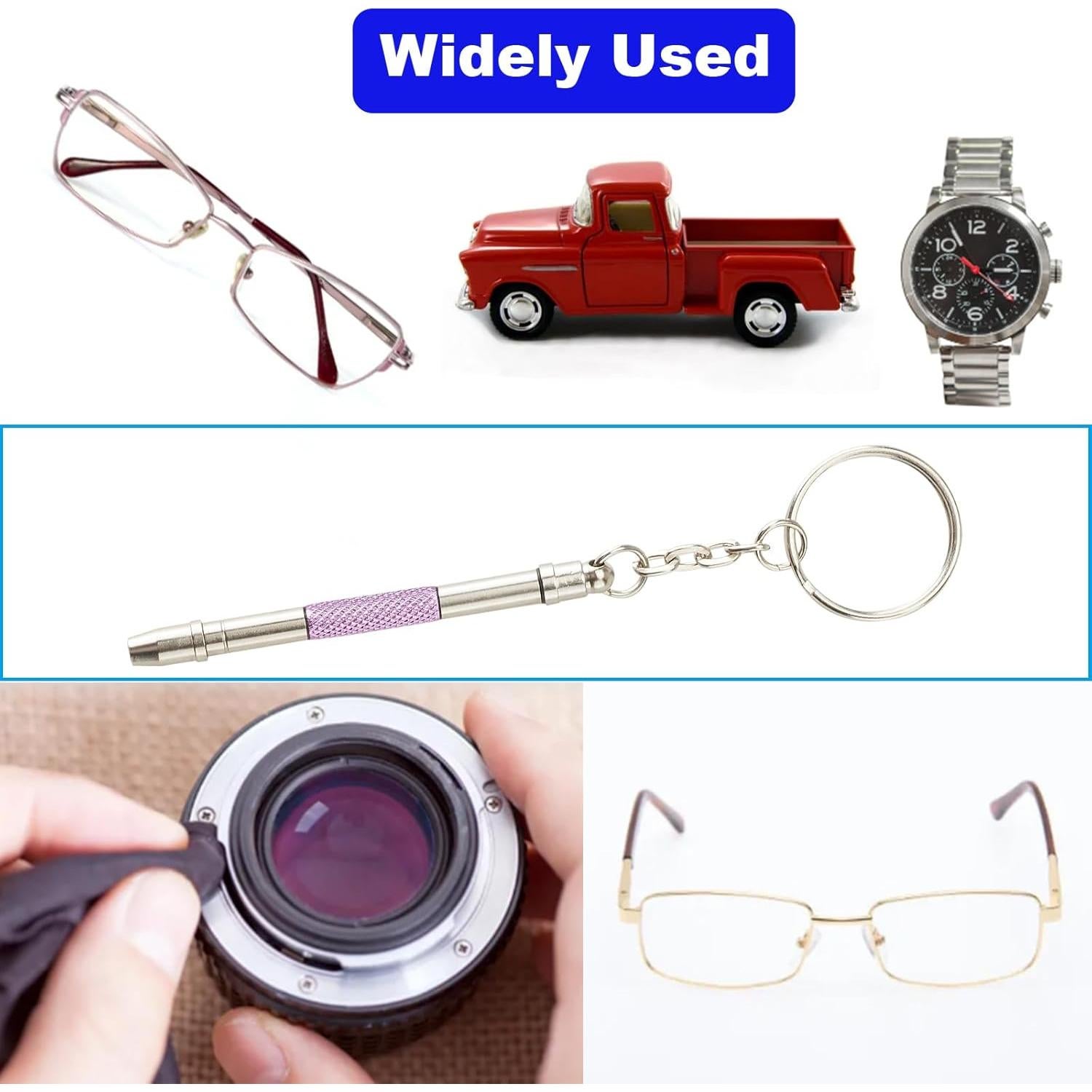 Kit de Reparación de Gafas Omnful 5 en 1 con Destornilladores