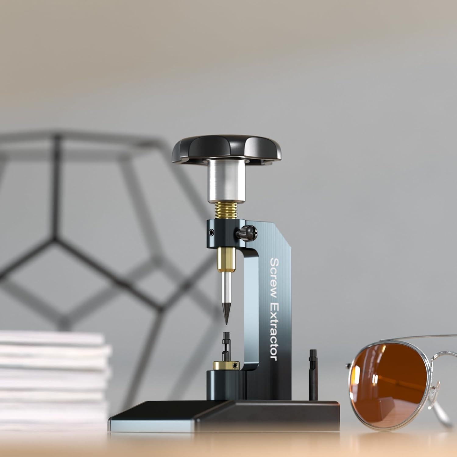 Extractor de Tornillos Rotos para Gafas KZU - Metal, Compacto