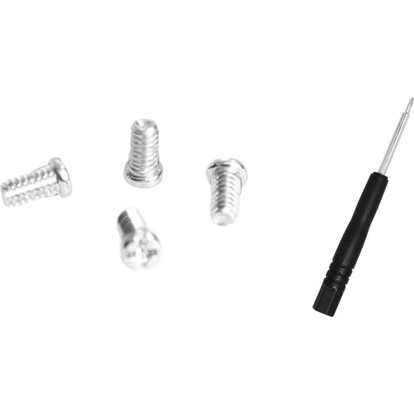 Tornillos de Reemplazo Plateados para Gafas Aviador RB3025 - Kit de 4 con Destornillador