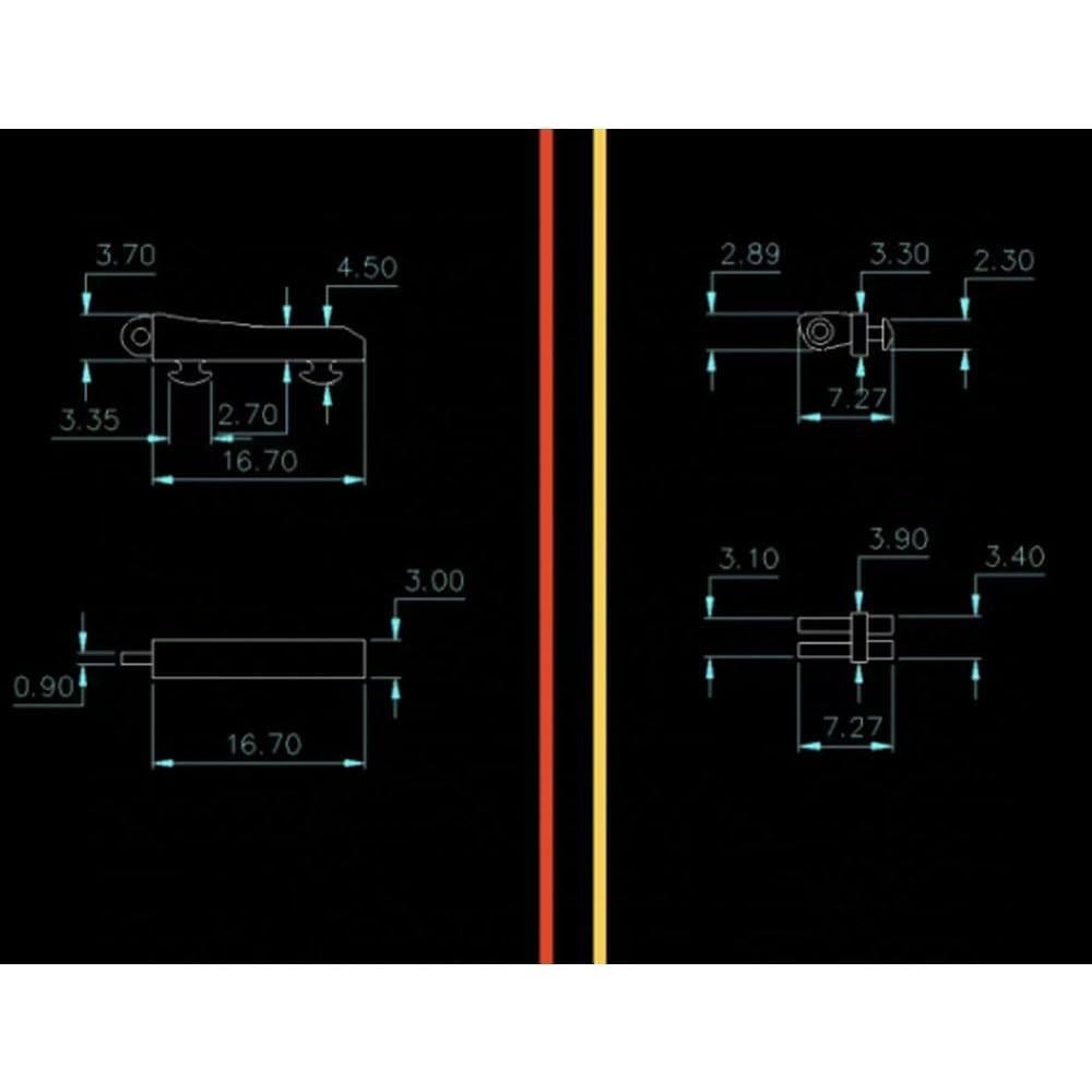 Kit de Reemplazo de Bisagras para Gafas Janky 3.0mm