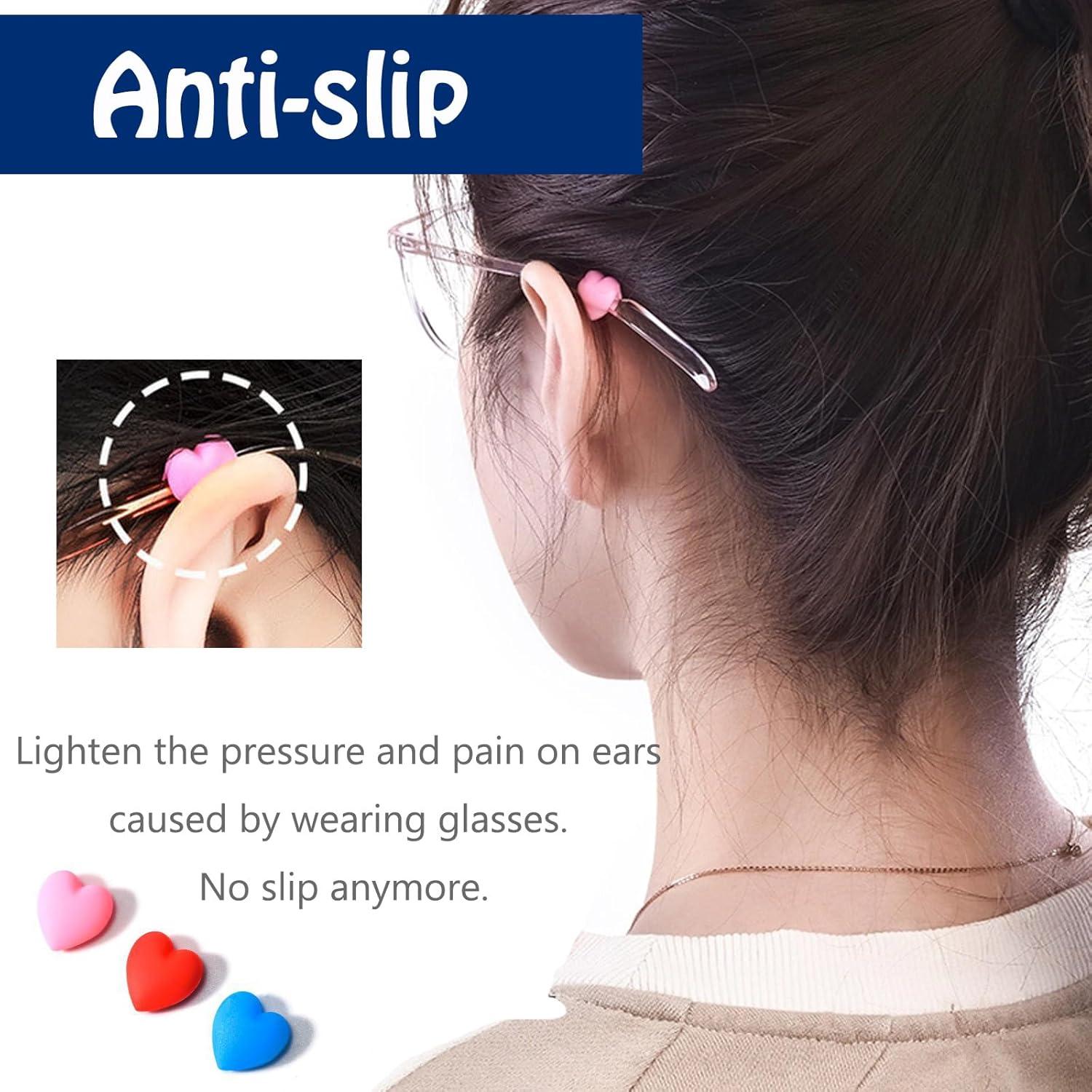 Puntas de Gafas Antideslizantes UPIONIC - Silicona Rosa - 10 Pares