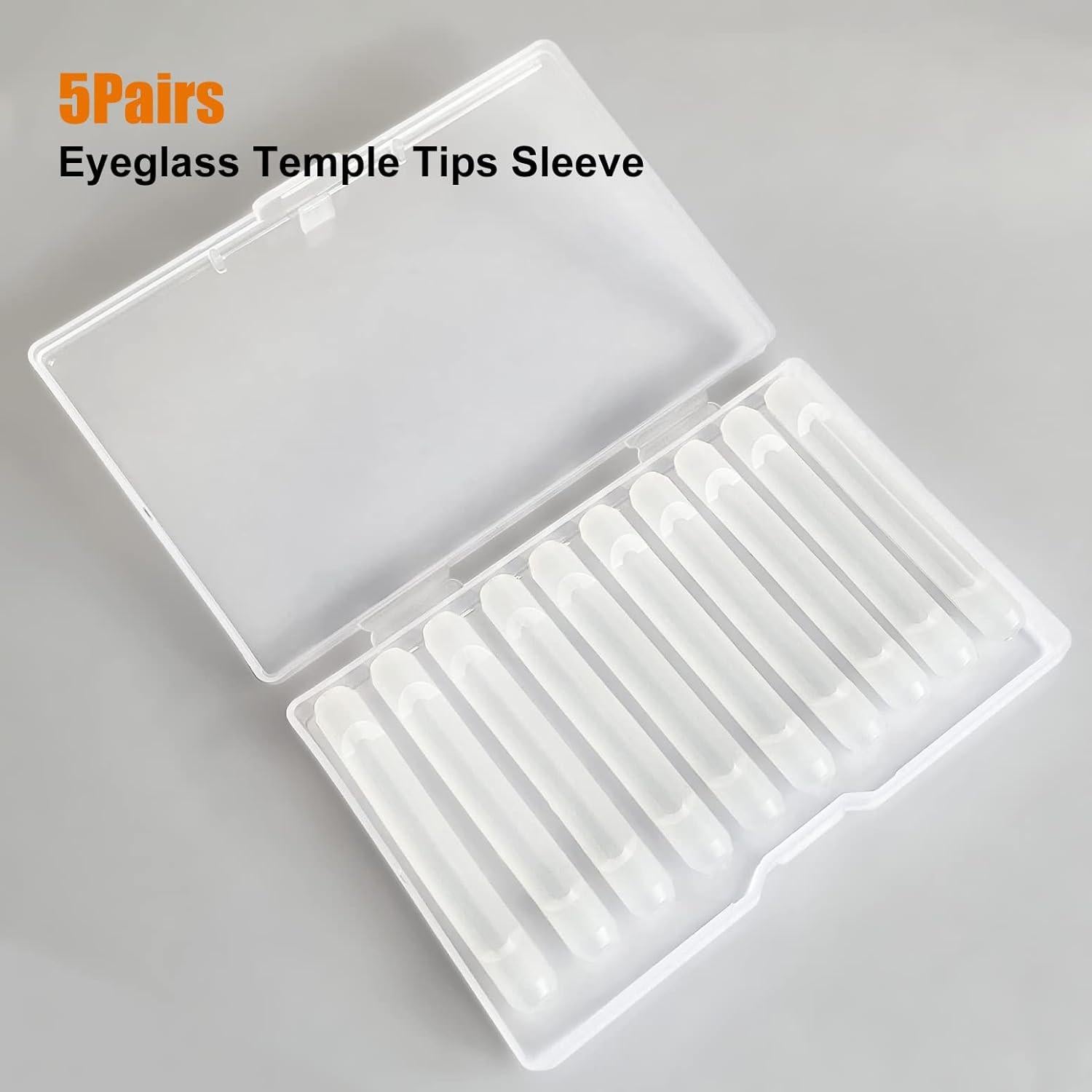 Fundas de Silicona PTSLKHN para Patas de Gafas 5 Pares