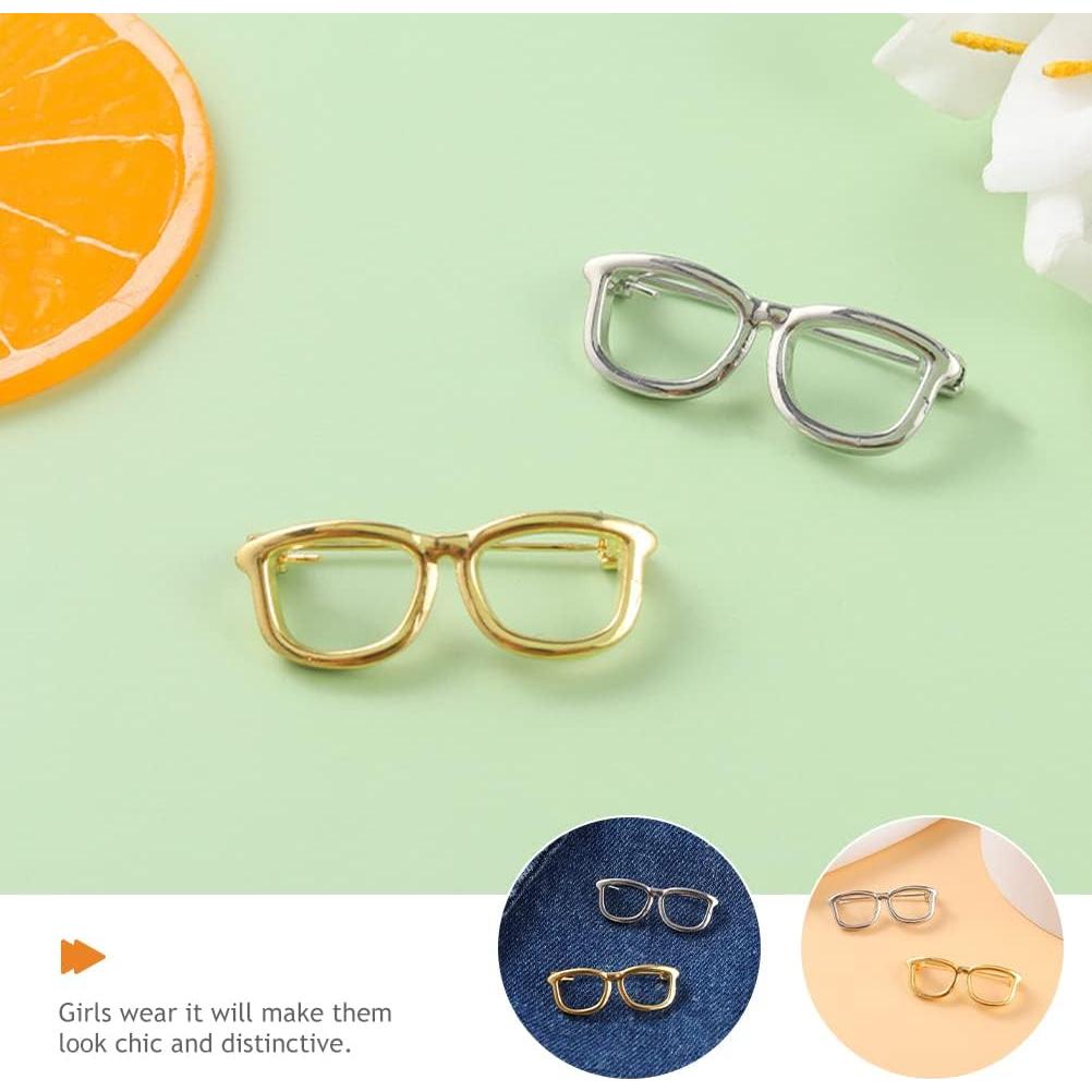 Alfileres en Forma de Gafas LUOZZY - Set de 6 Accesorios Elegantes