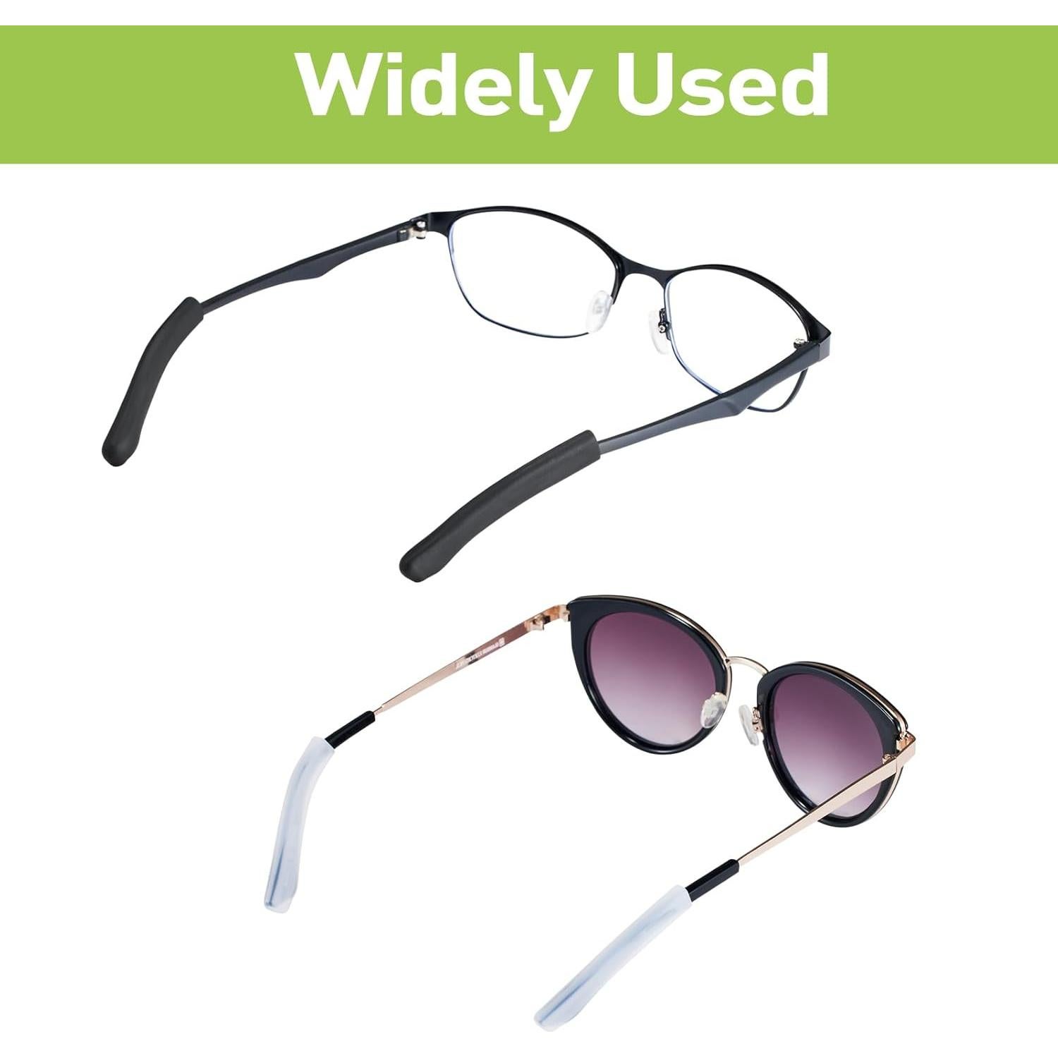 Almohadillas de Silicona Gdnmpat para Gafas - 2 Pares Grises