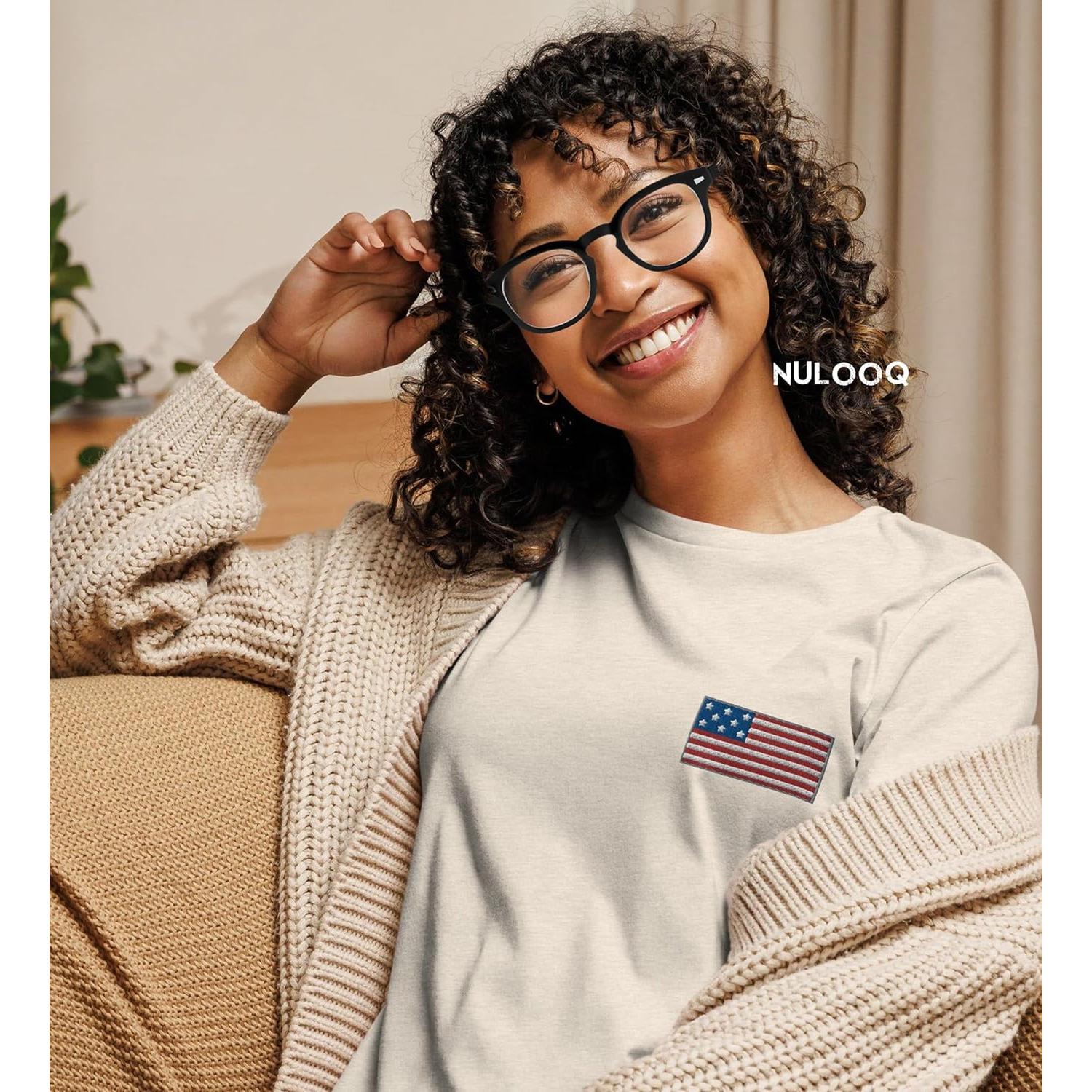 Gafas Redondas Retro NULOOQ con Lentes Transparentes 45mm