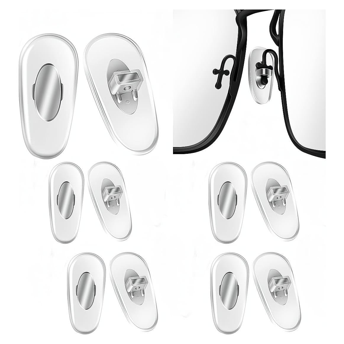 Almohadillas para Nariz de Gafas NLQHOPTS - 5 Pares Repuesto