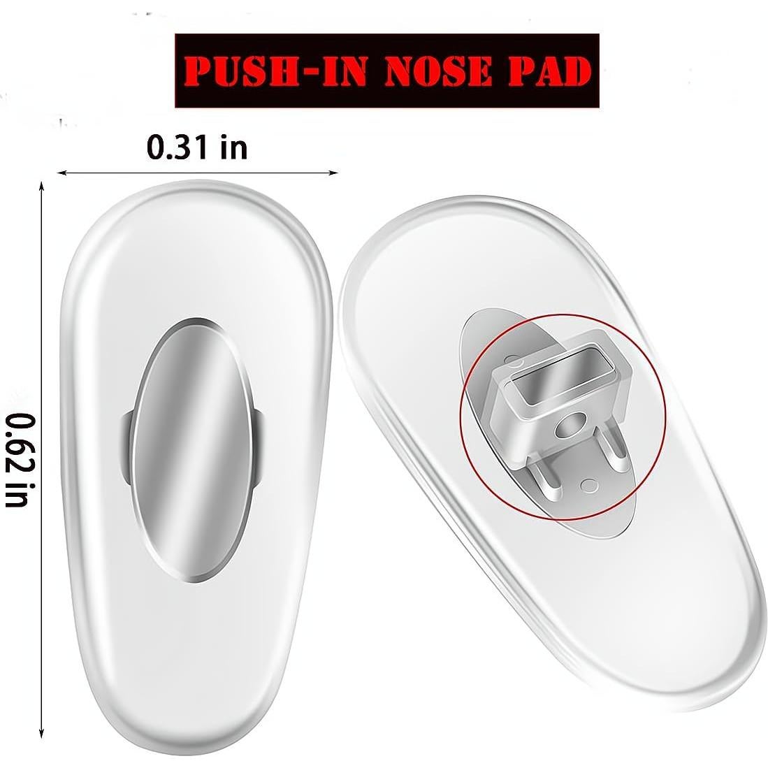 Almohadillas para Nariz de Gafas NLQHOPTS - 5 Pares Repuesto