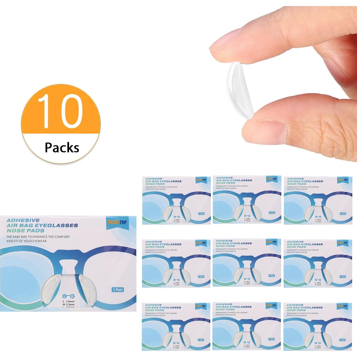 Almohadillas de nariz de silicona SMARTTOP 2.8mm antideslizantes