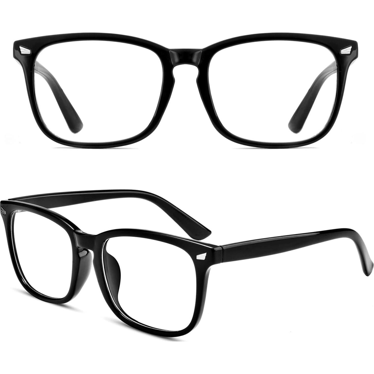 Gafas de Lente Claro EYLRIM Marco Cuadrado Unisex 52mm