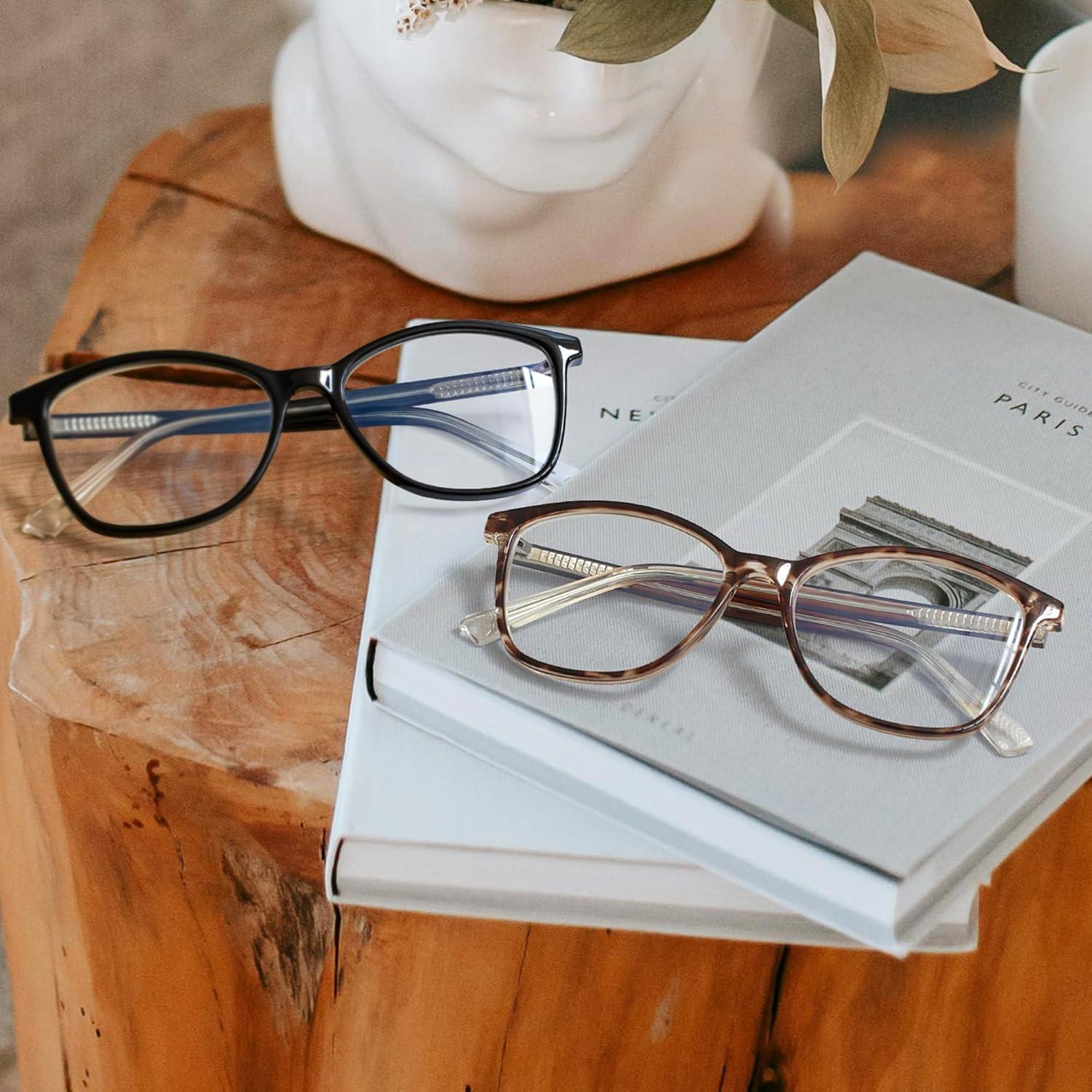 Gafas de lectura vintage TR90 Madison Avenue +3.0 bloqueo luz azul