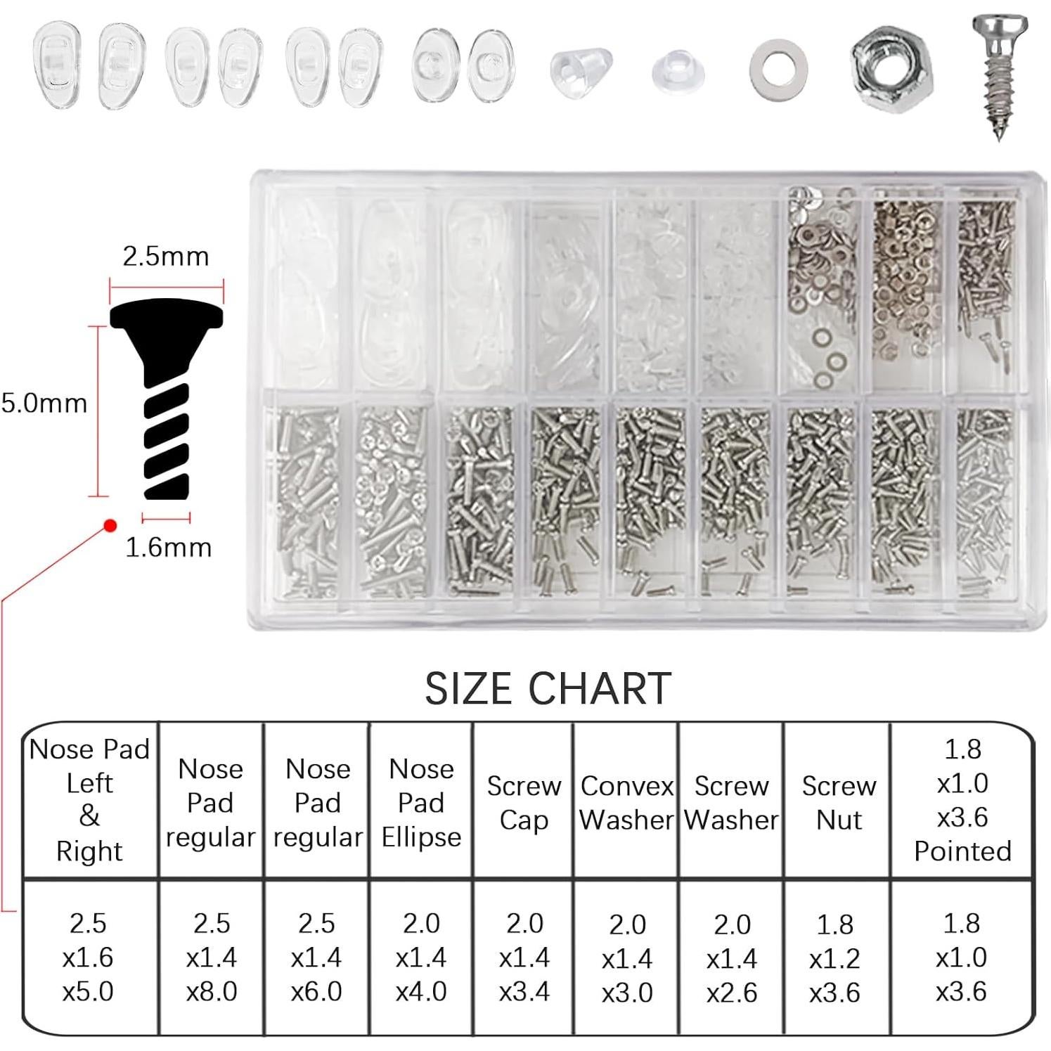 Kit de Reparación de Gafas YOLCAR con Destornilladores y Accesorios