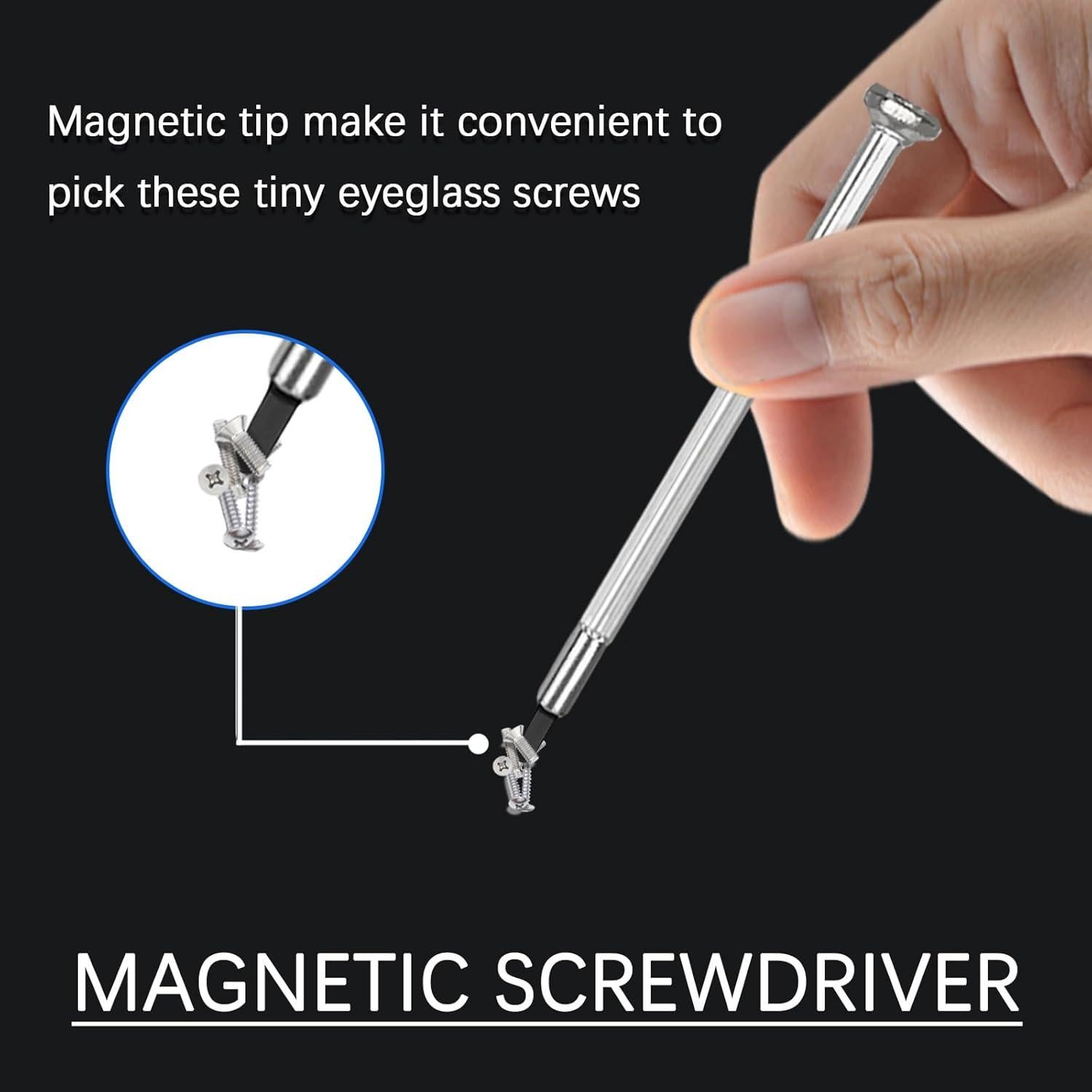 Kit de Reparación de Gafas YOLCAR con Destornilladores y Accesorios