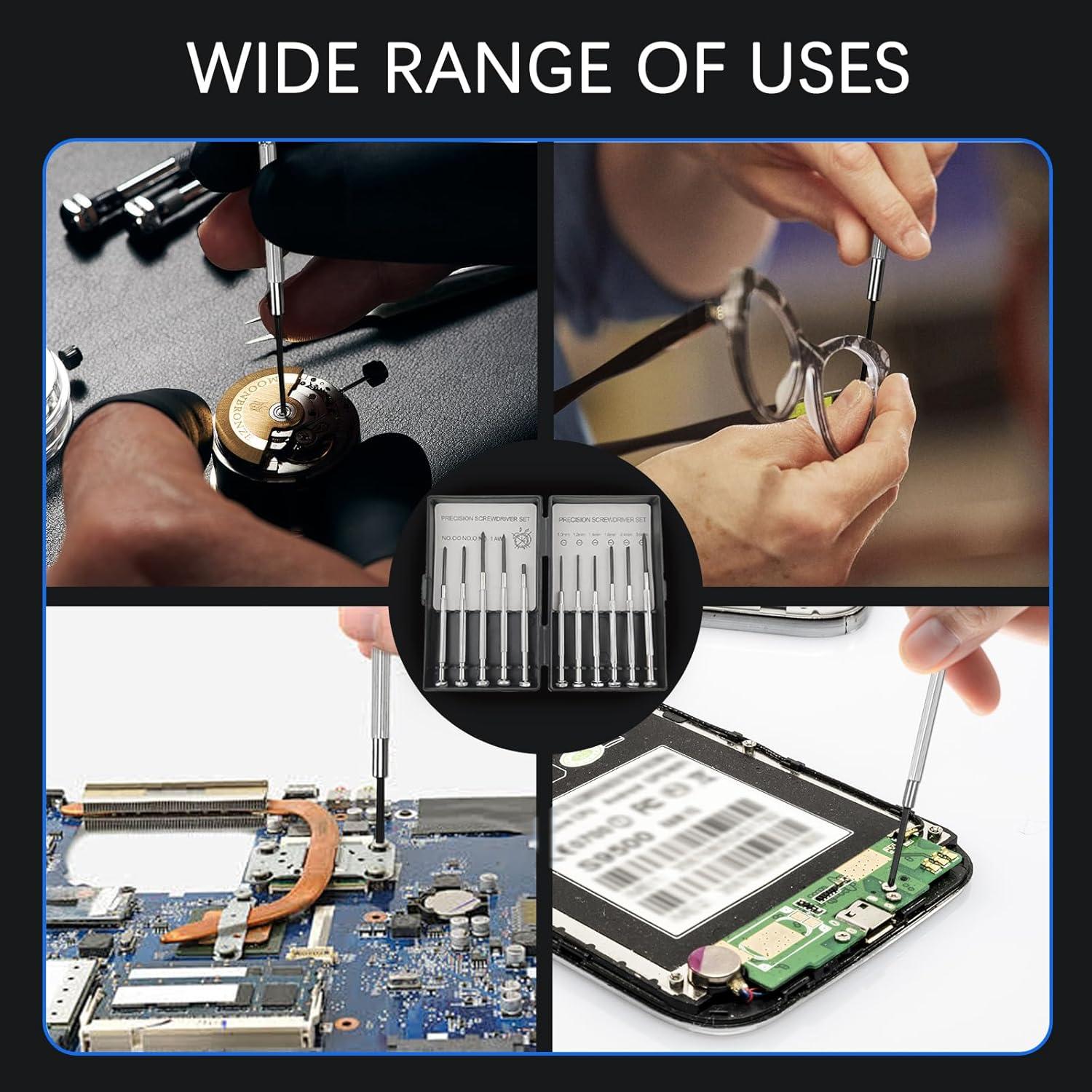 Kit de Reparación de Gafas YOLCAR con Destornilladores y Accesorios