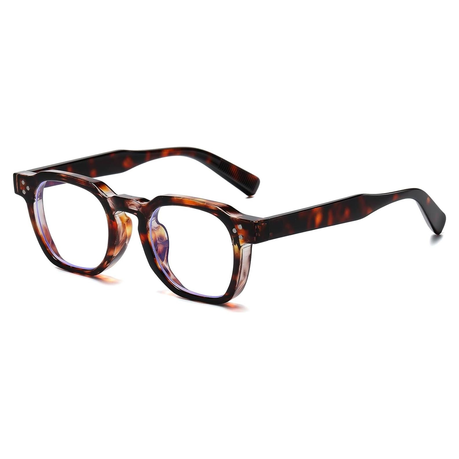 Gafas Retro AIEYEZO Cuadradas con Protección Luz Azul 48mm