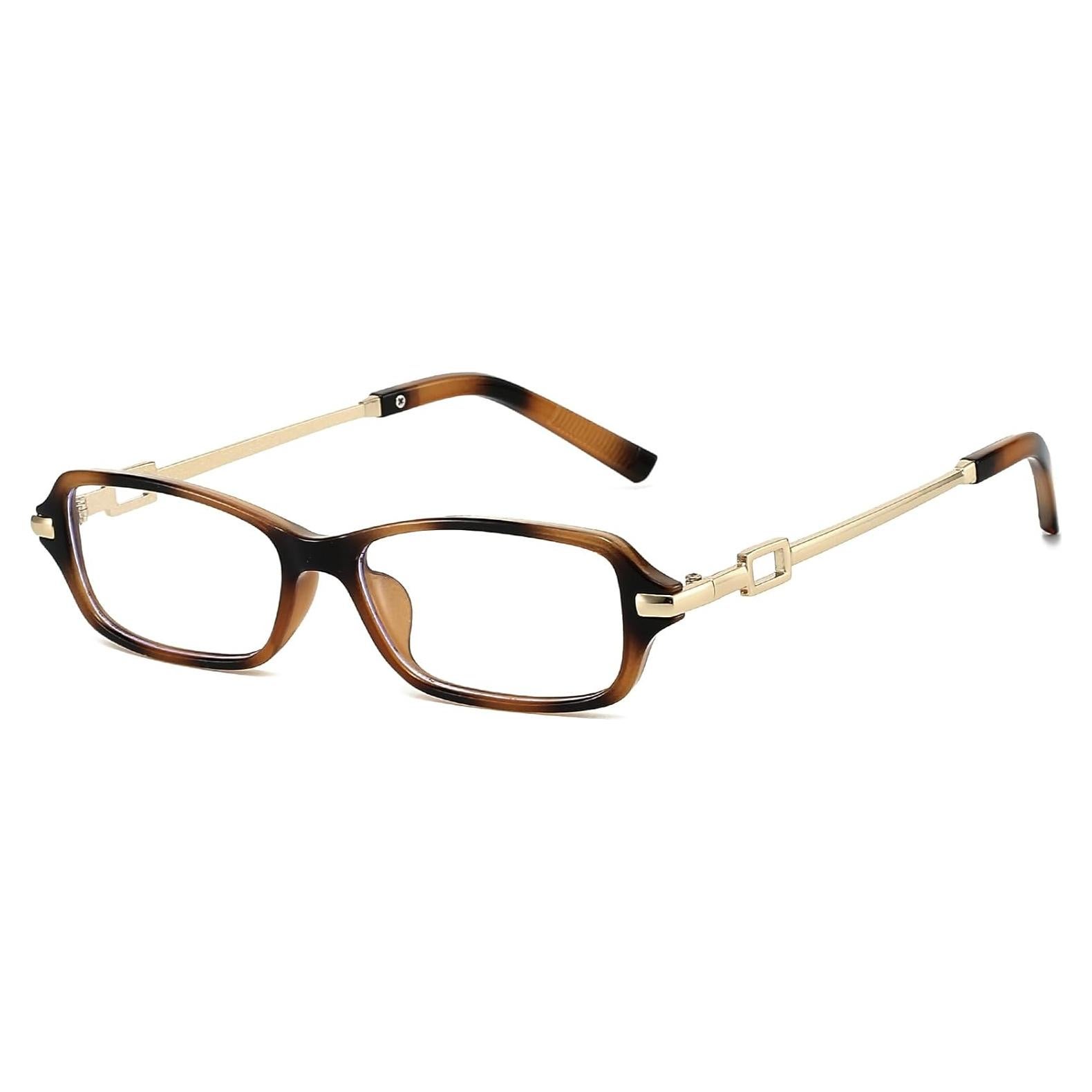 Gafas Rectangulares Retro Breaksun para Mujeres - Bloqueo Luz Azul