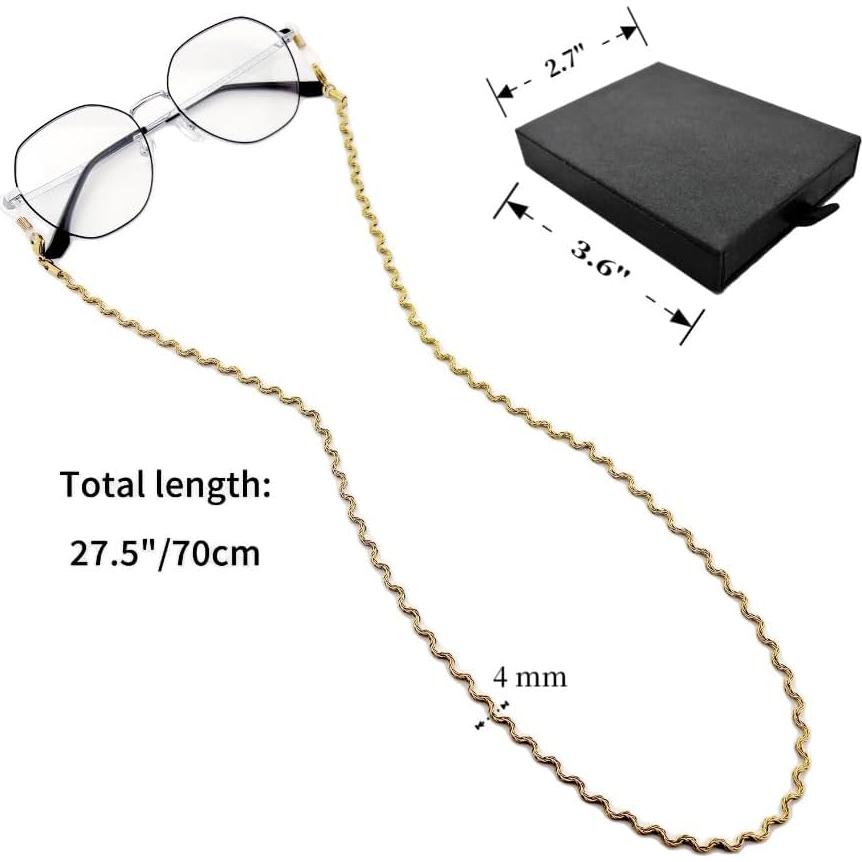 Cadena de Gafas de Acero Inoxidable para Mujeres 73.66 cm