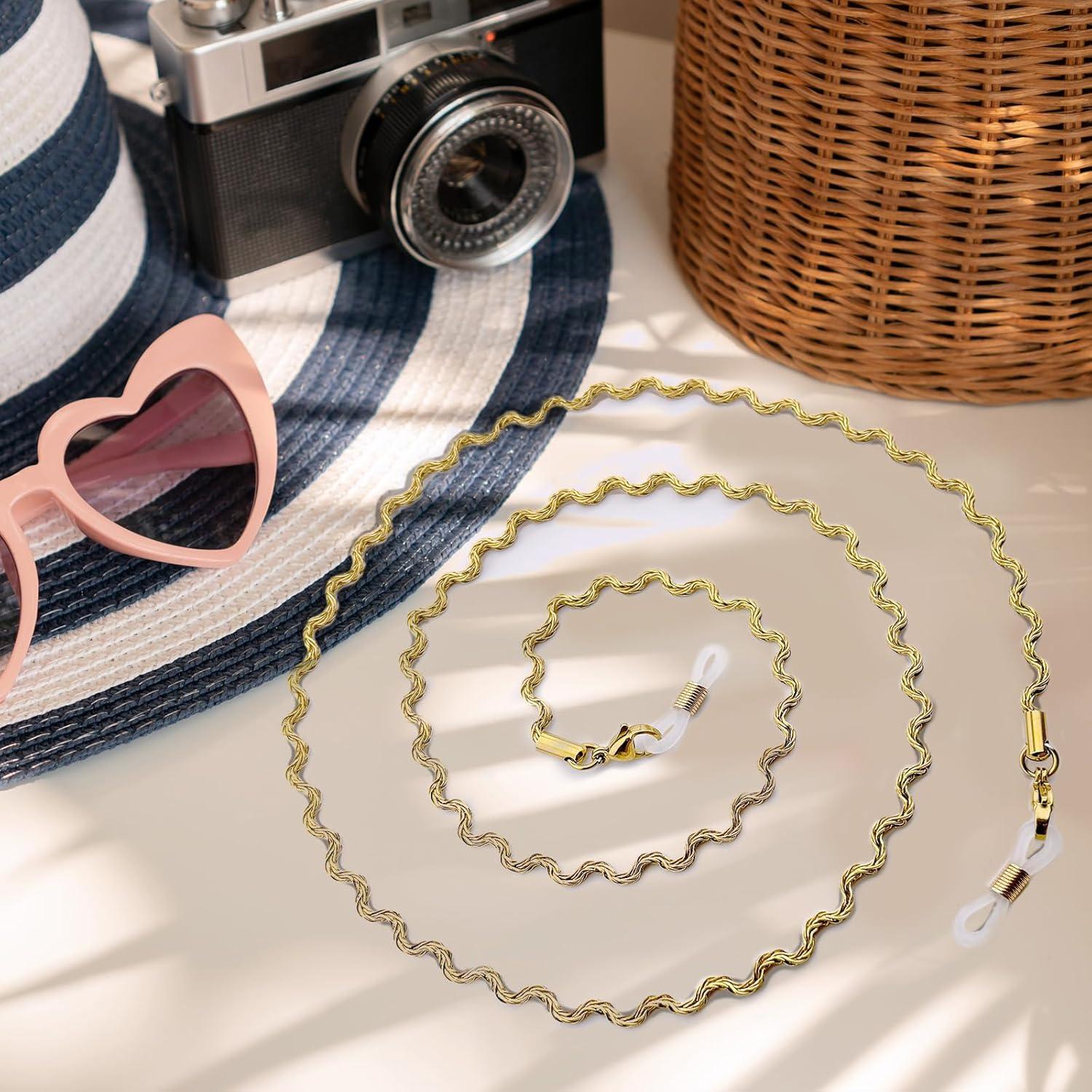 Cadena de Gafas de Acero Inoxidable para Mujeres 73.66 cm