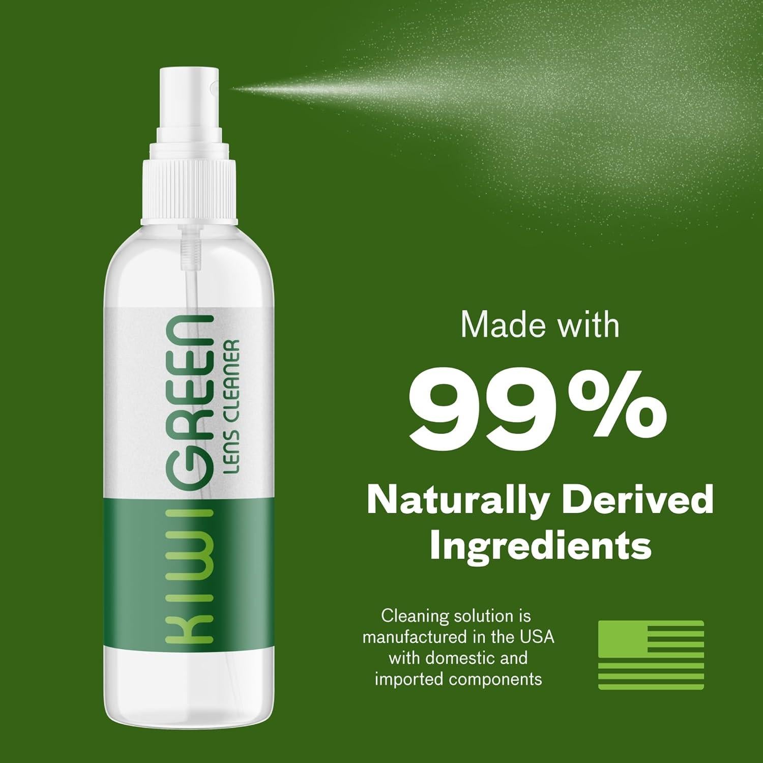 Kit Limpiador de Lentes Optigear | 2 Spray + 2 Paños Microfibra