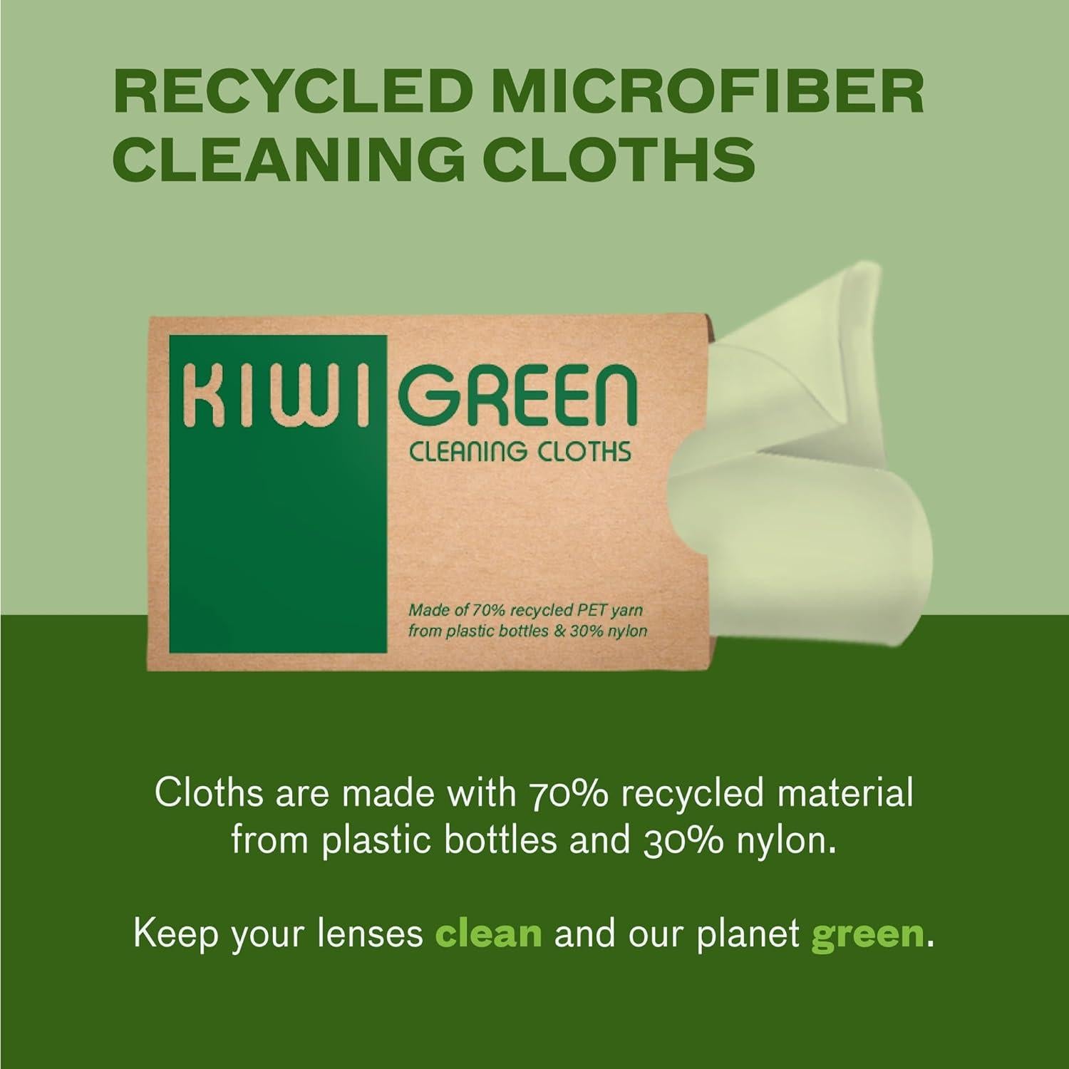 Kit Limpiador de Lentes Optigear | 2 Spray + 2 Paños Microfibra