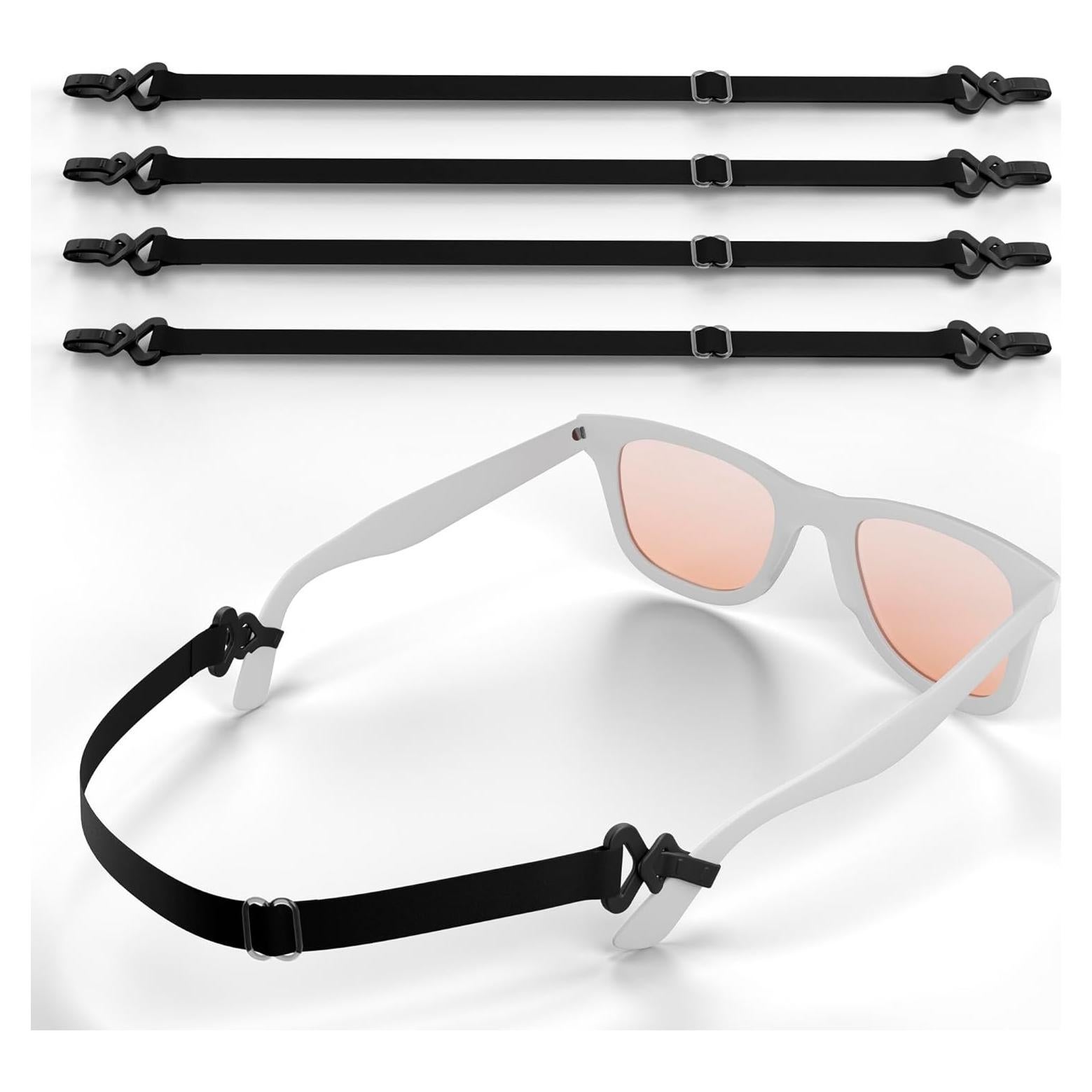 Correa Ajustable para Gafas X-Protector - 4 PCS, Negro