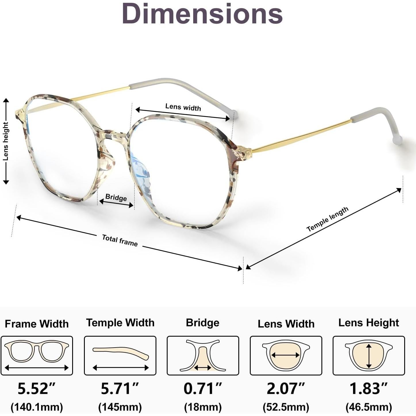 Gafas TR90 VISOONE Antirreflejo Bloqueo Luz Azul RANE