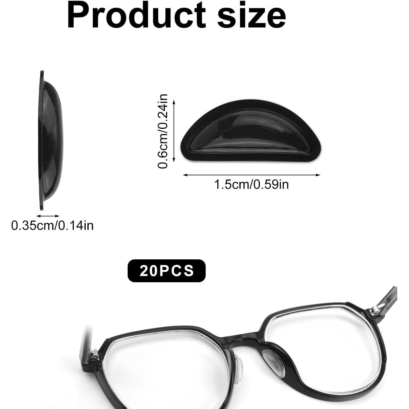 10 Pares Almohadillas Silicona Antideslizante Gafas Gosknor