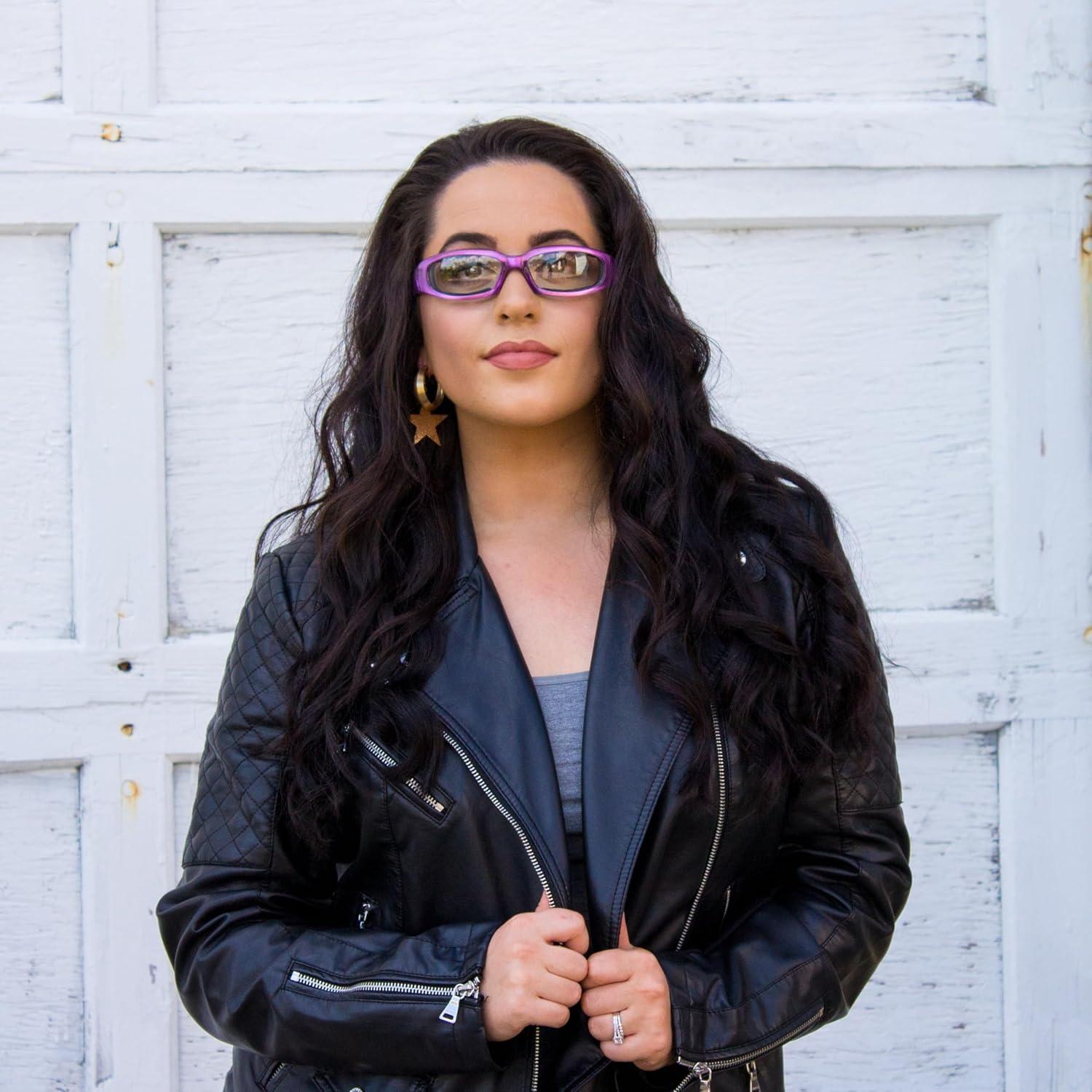 Gafas de sol para motocicleta Birdz Eyewear Chill moradas