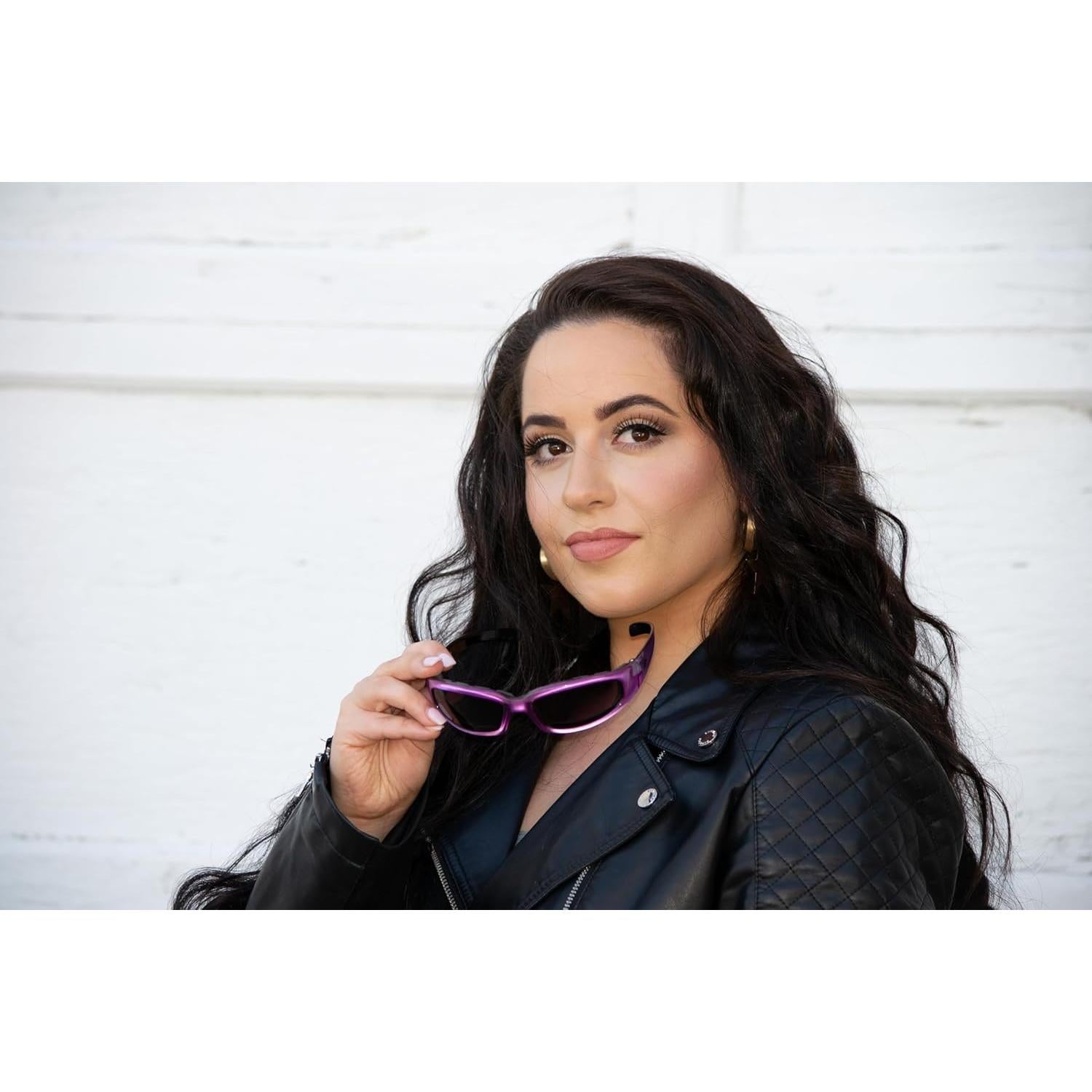 Gafas de sol para motocicleta Birdz Eyewear Chill moradas