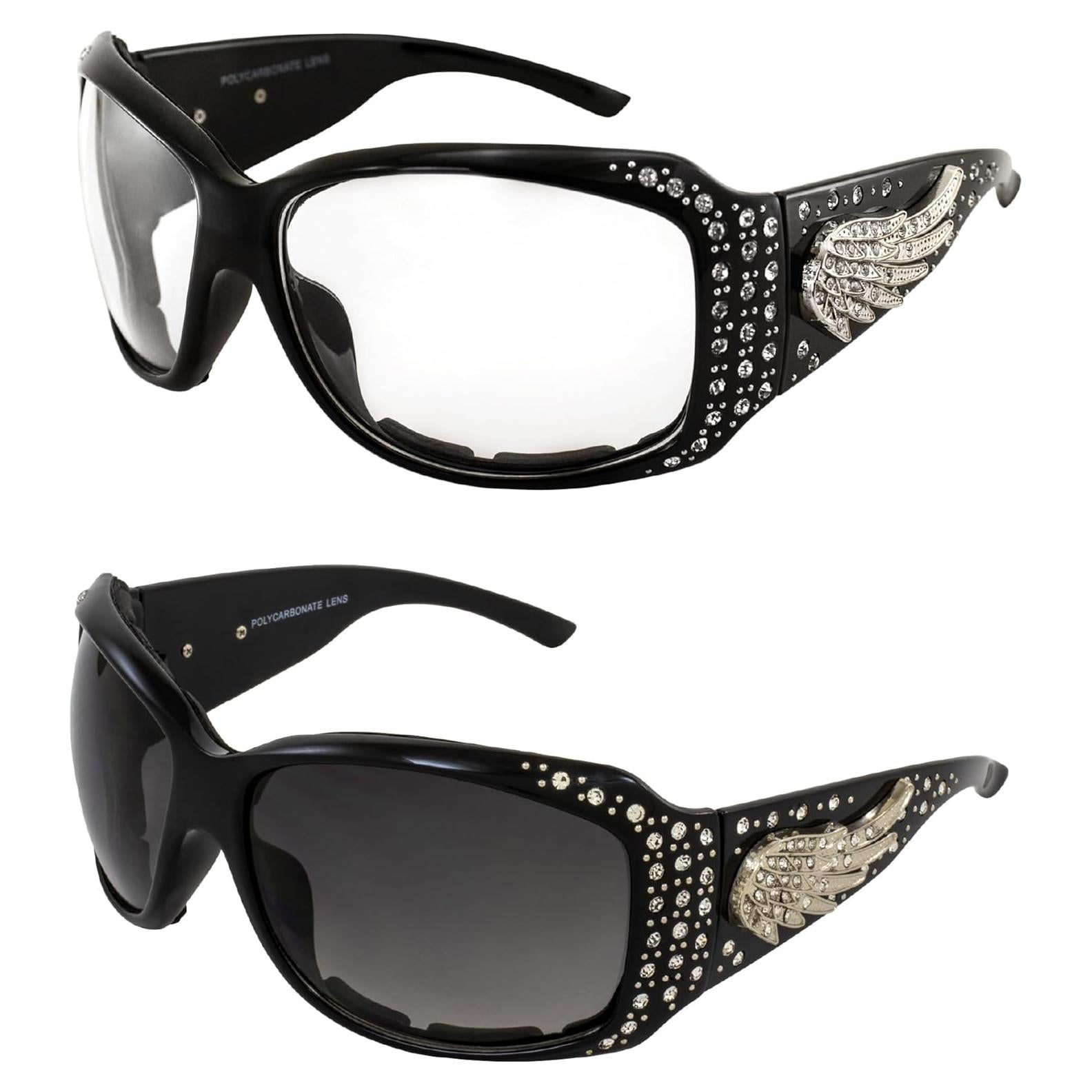 Gafas de sol para motocicleta Global Vision Angel Plus - 2 pares