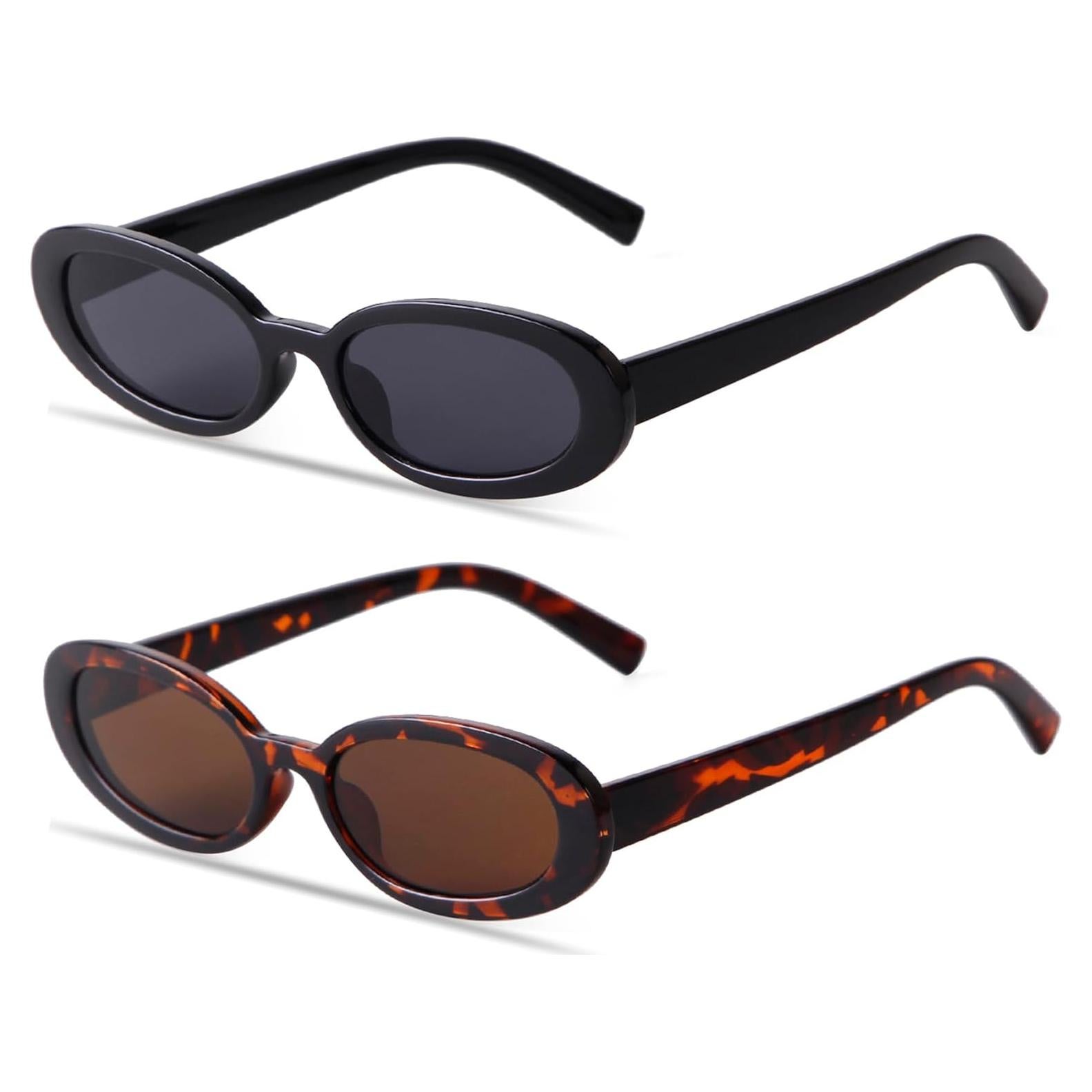 Gafas de Sol Retro Ovaladas UV400 para Mujeres y Hombres
