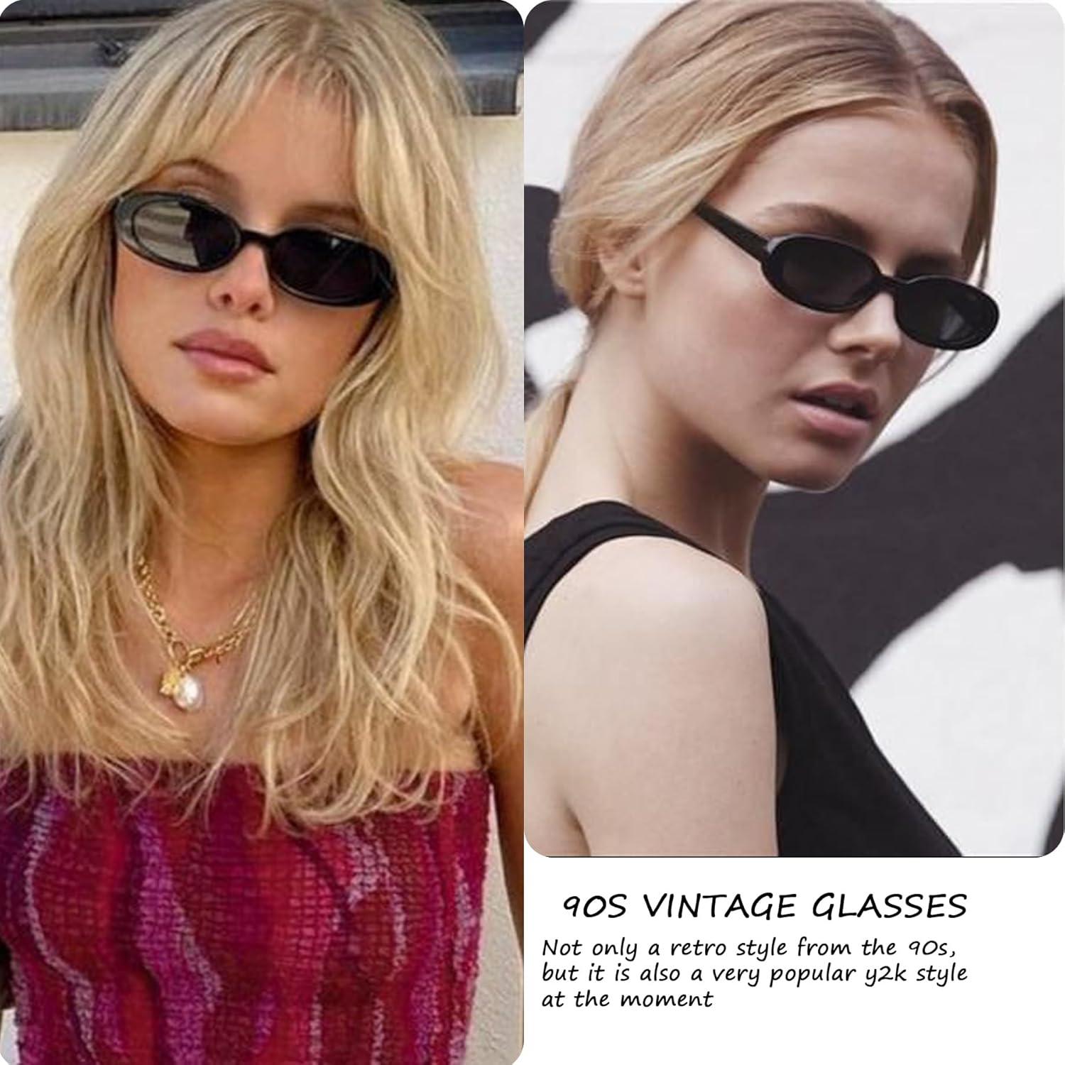 Gafas de Sol Retro Ovaladas UV400 para Mujeres y Hombres