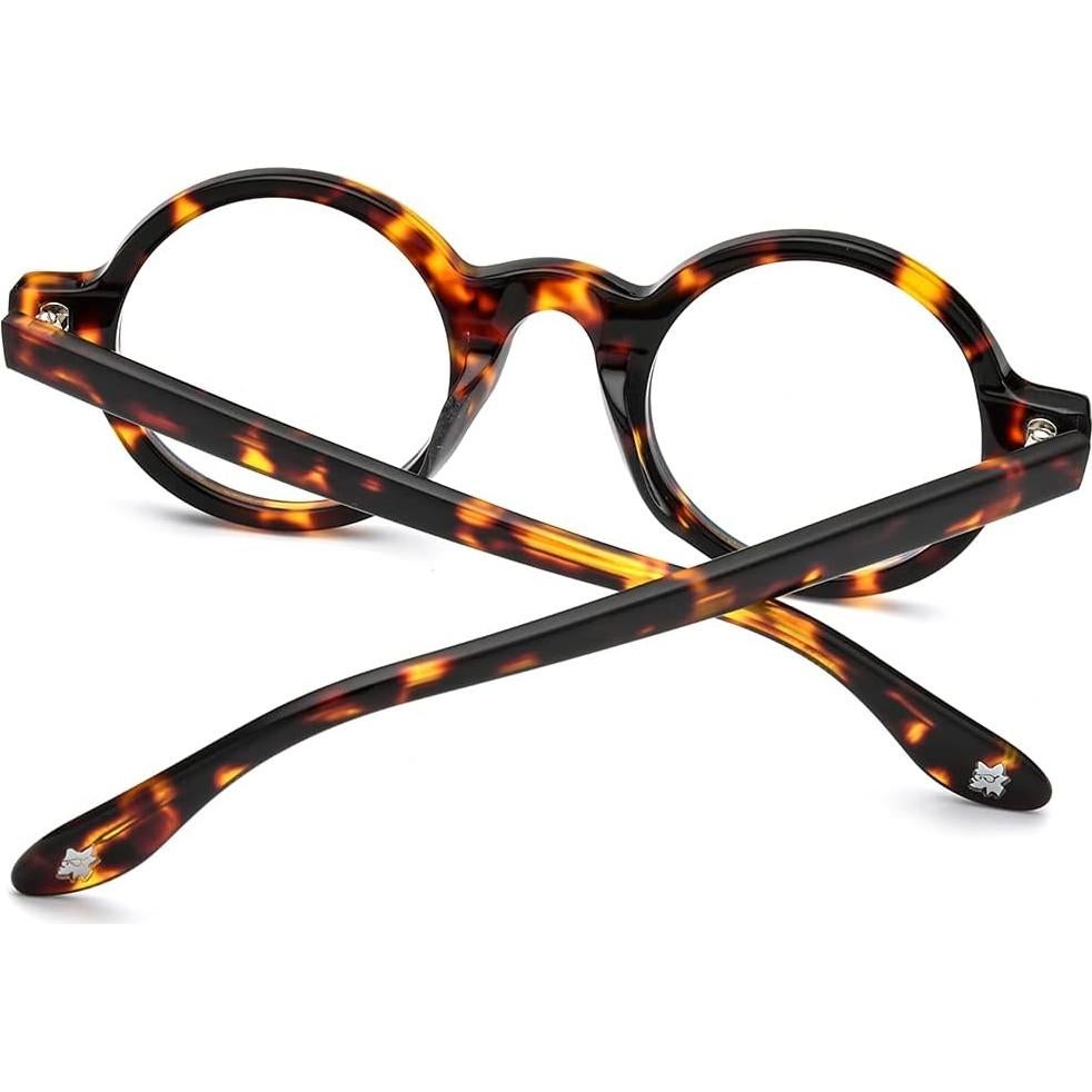 Gafas Ópticas Hepidem Acetato Vintage Redondas 46mm