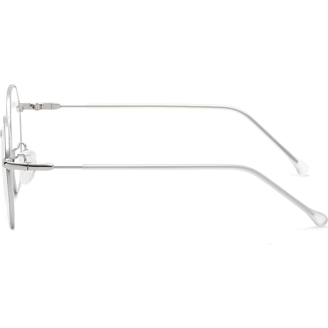 Gafas NIDOVIX Sin Prescripción Unisex Polígono Plata UV400