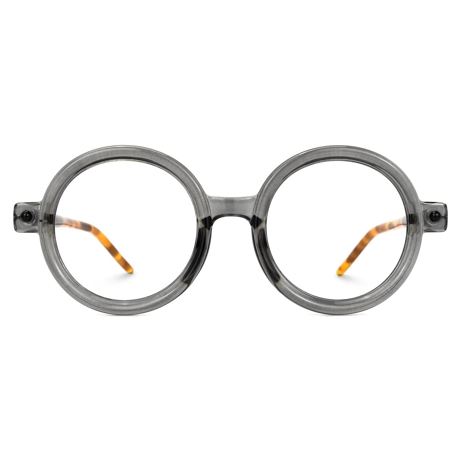 Gafas Redondas Vintage Zeelool ZJGX633614 con Lentes Claros