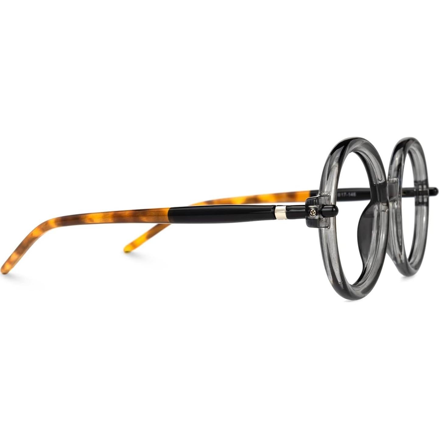 Gafas Redondas Vintage Zeelool ZJGX633614 con Lentes Claros