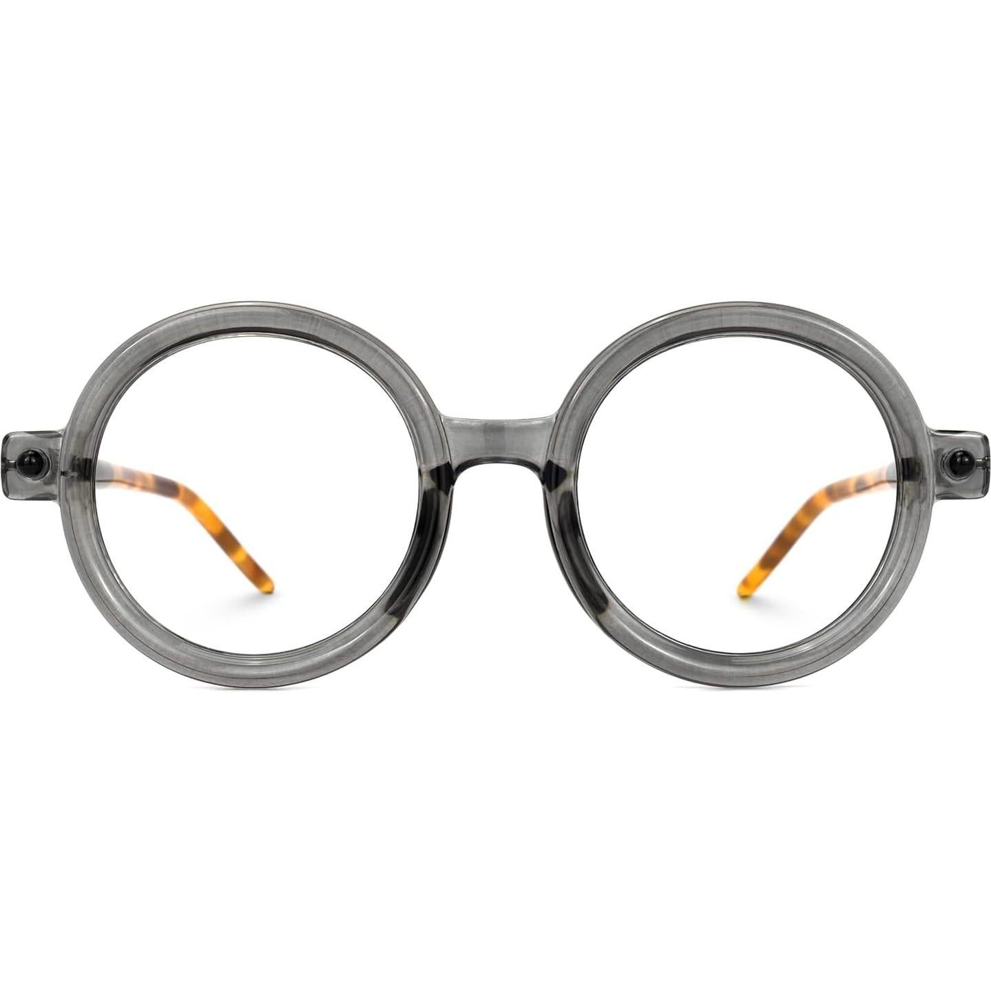 Gafas Redondas Vintage Zeelool ZJGX633614 con Lentes Claros