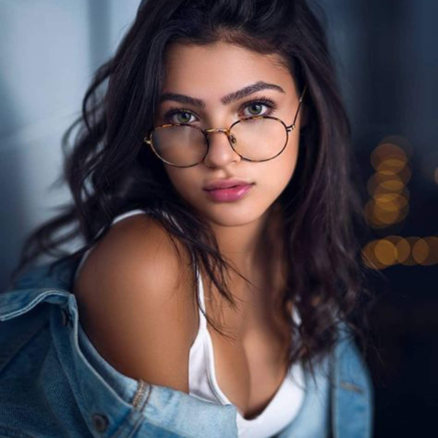 Gafas Redondas KURSAN Anti Luz Azul Transparentes Unisex