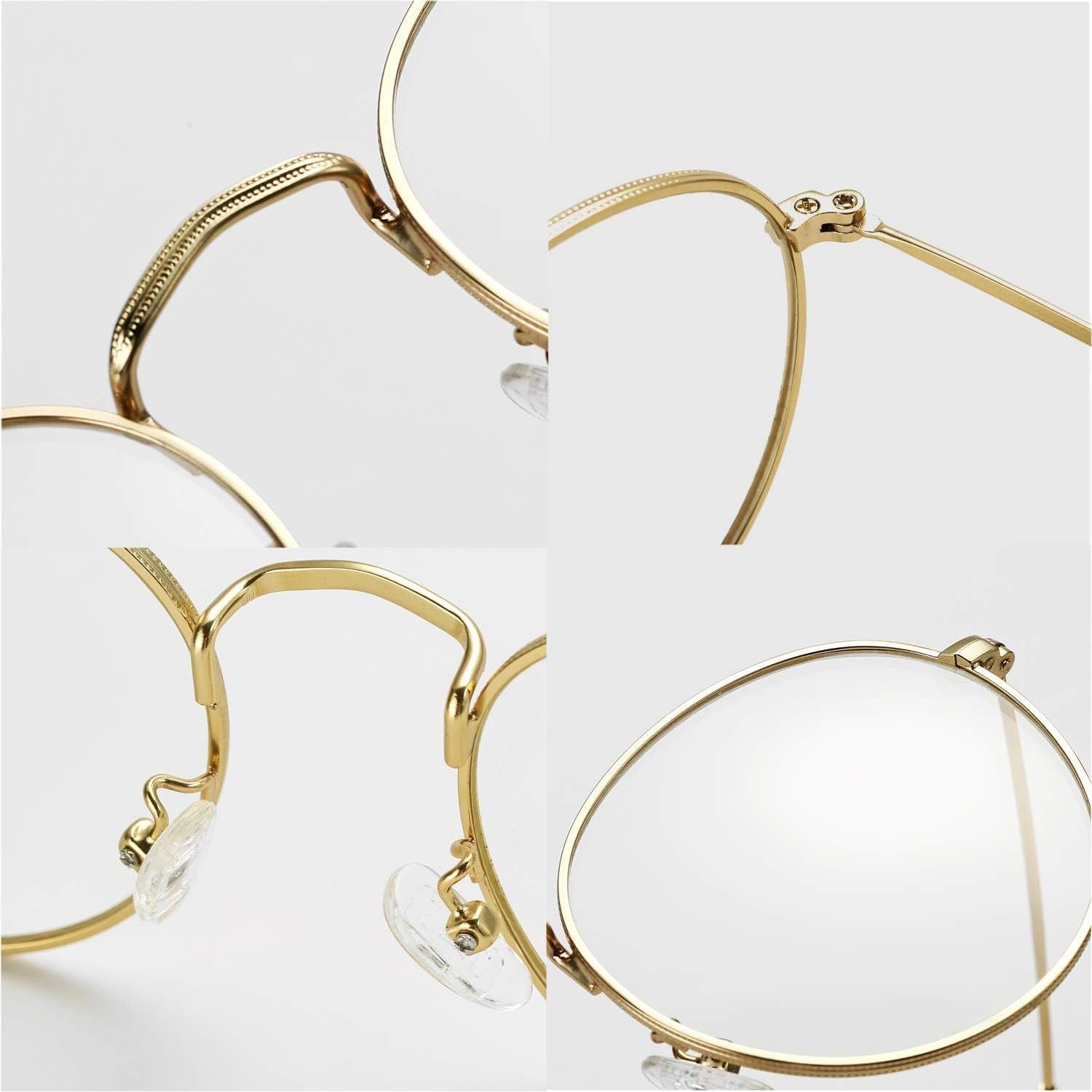 Gafas Redondas KURSAN Anti Luz Azul Transparentes Unisex