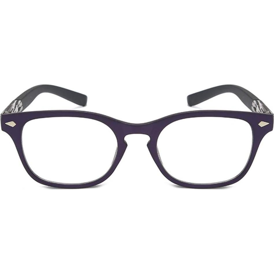 Gafas de Lectura OWN4B 4 Paquetes Unisex 1.00x Lentes Antiarañazos