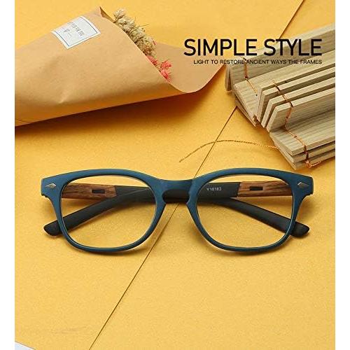 Gafas de Lectura OWN4B 4 Paquetes Unisex 1.00x Lentes Antiarañazos