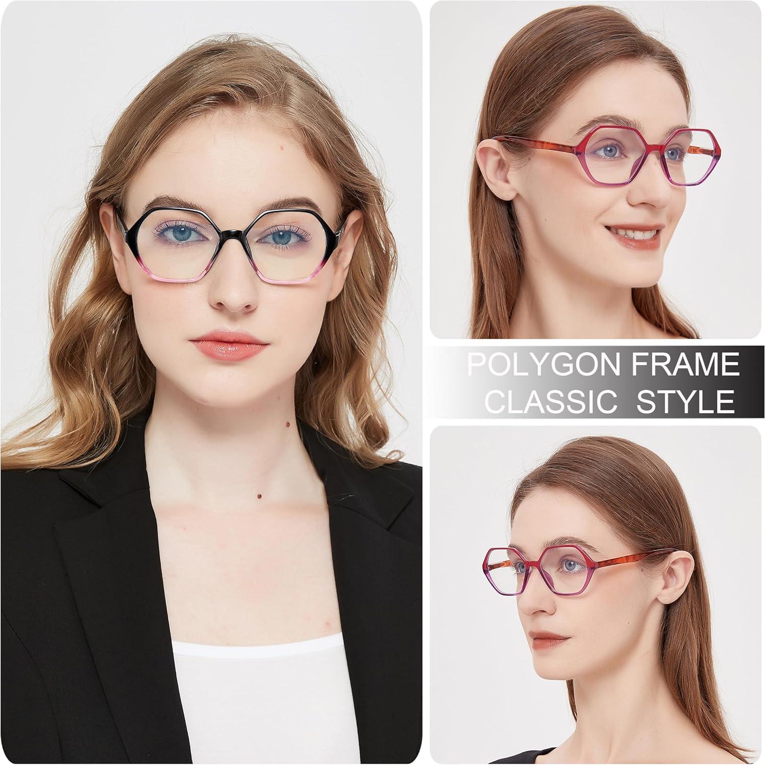 Gafas de Lectura EYEURL 4-Pack Anti Luz Azul 2.0x