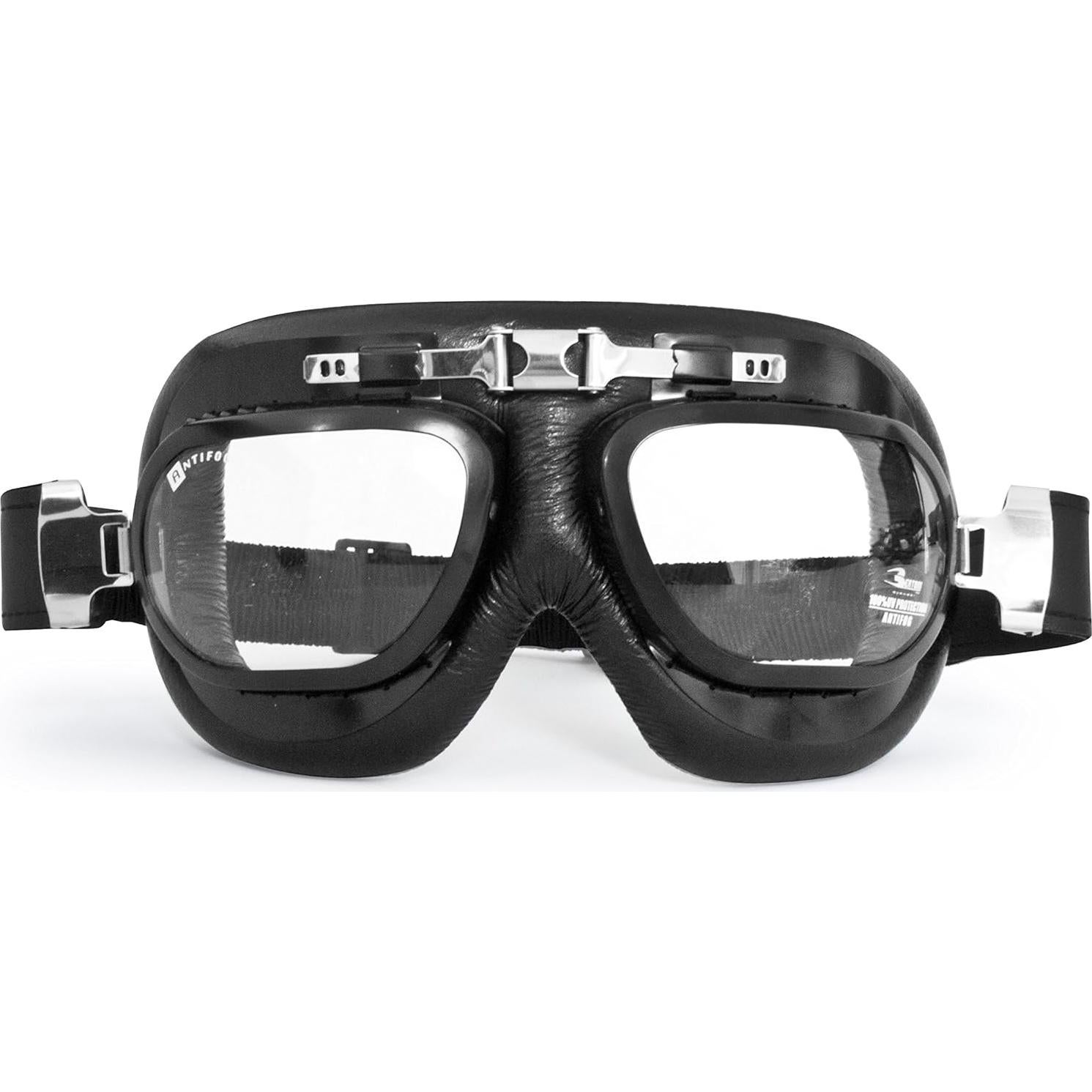 Gafas de Motocicleta Vintage Bertoni AF191A Antivaho