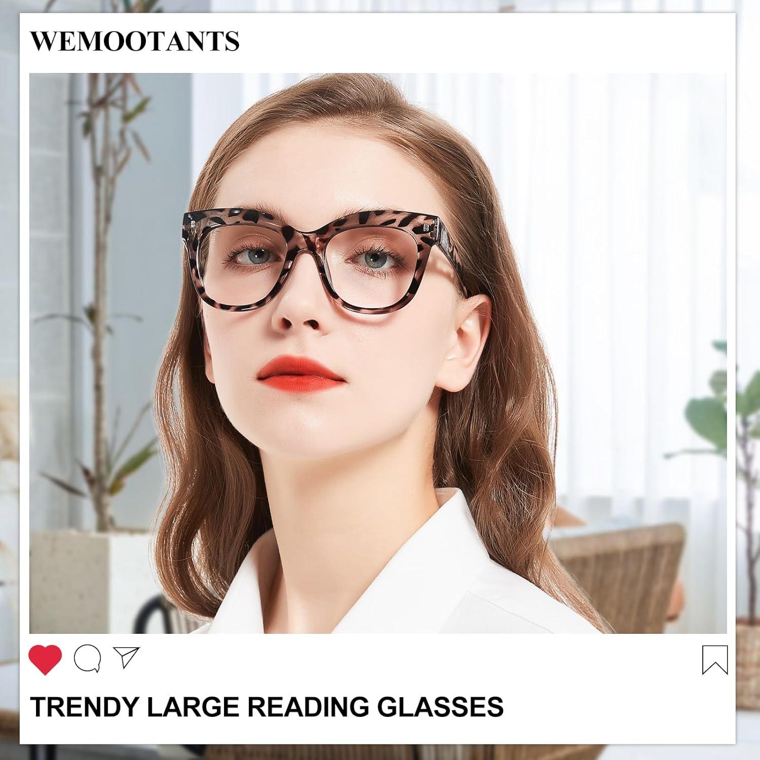 Gafas de lectura WEMOOTANTS 2.0 para mujeres - Leopardo